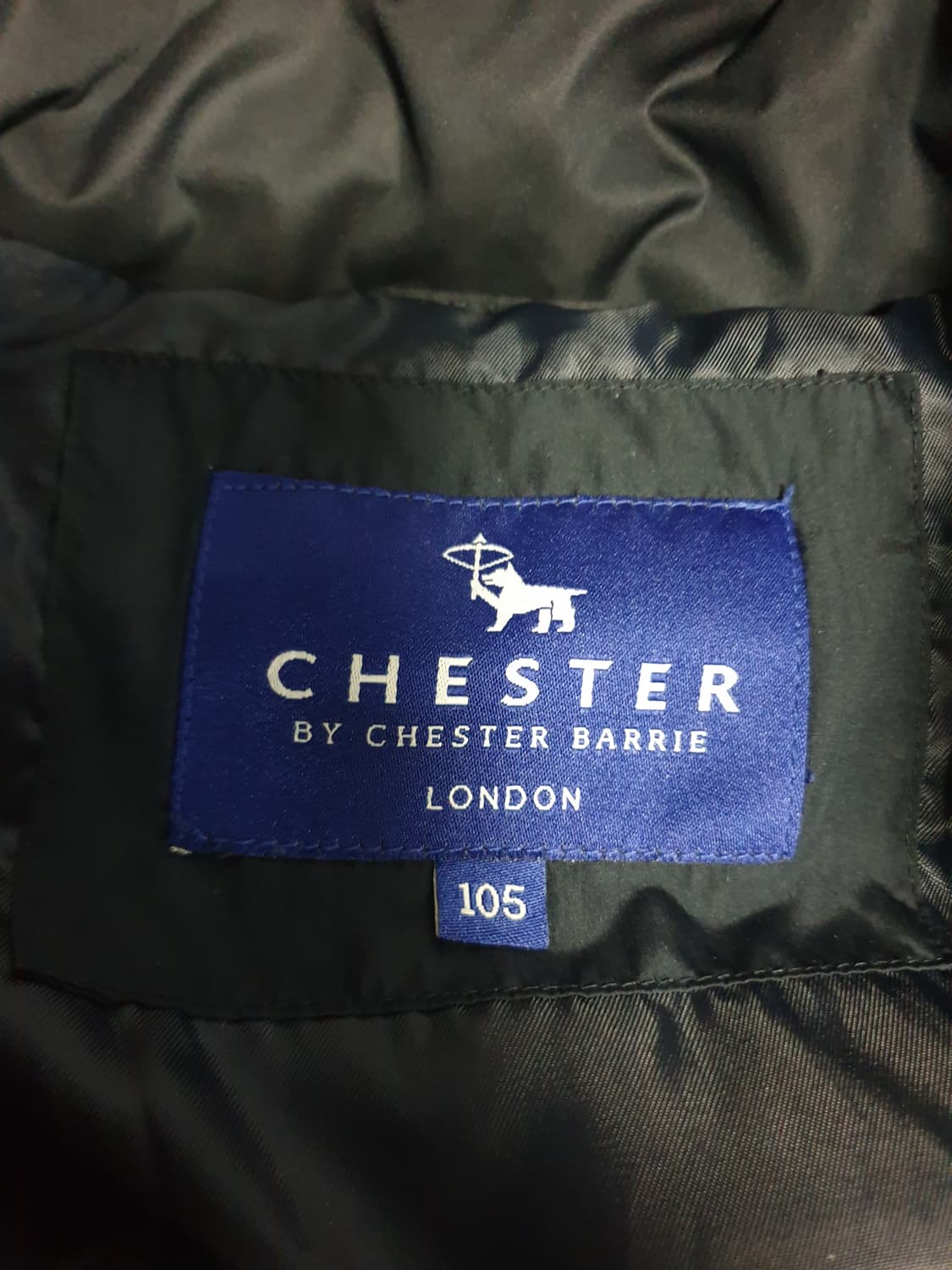 CHESTER 구스다운 사파리 패딩 점퍼 네이비 (XL) 상품이미지3