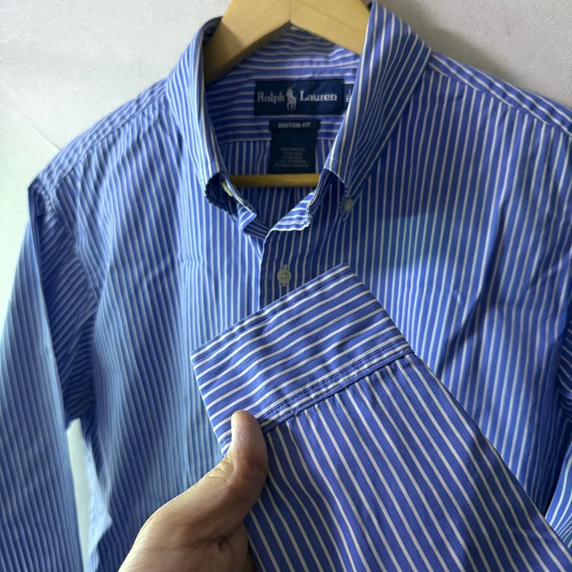 폴로 랄프로렌 스트라이프 남성 셔츠 L (남성 100-슬림 105) 상품이미지4