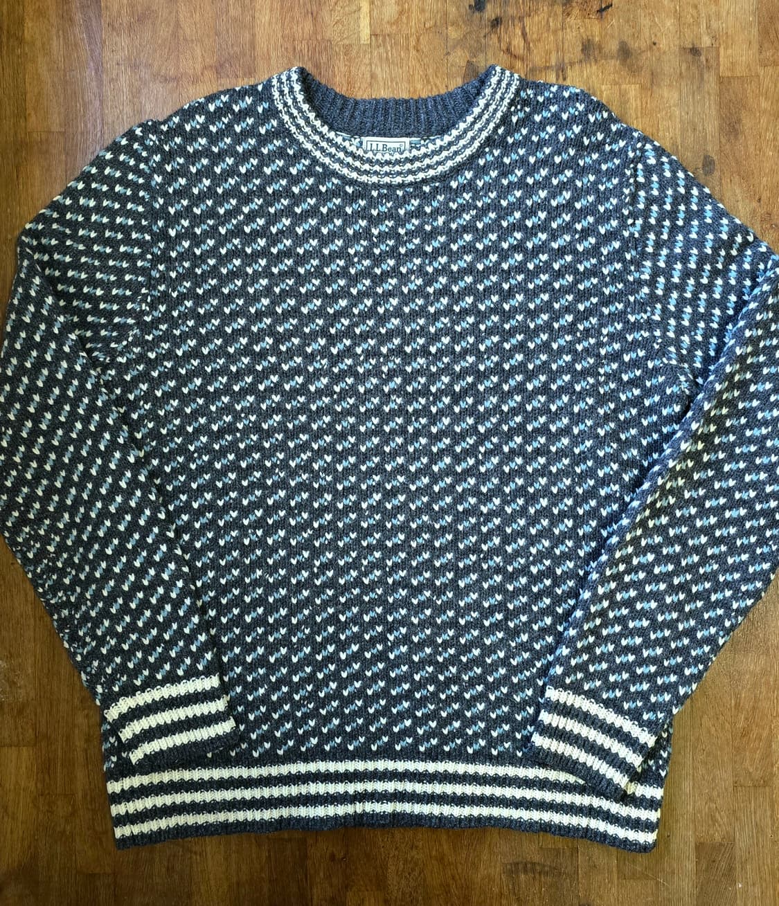 레어) L.L.Bean 엘엘빈 버드아이 민트색상 XL 일본 발매 제품 상품이미지1