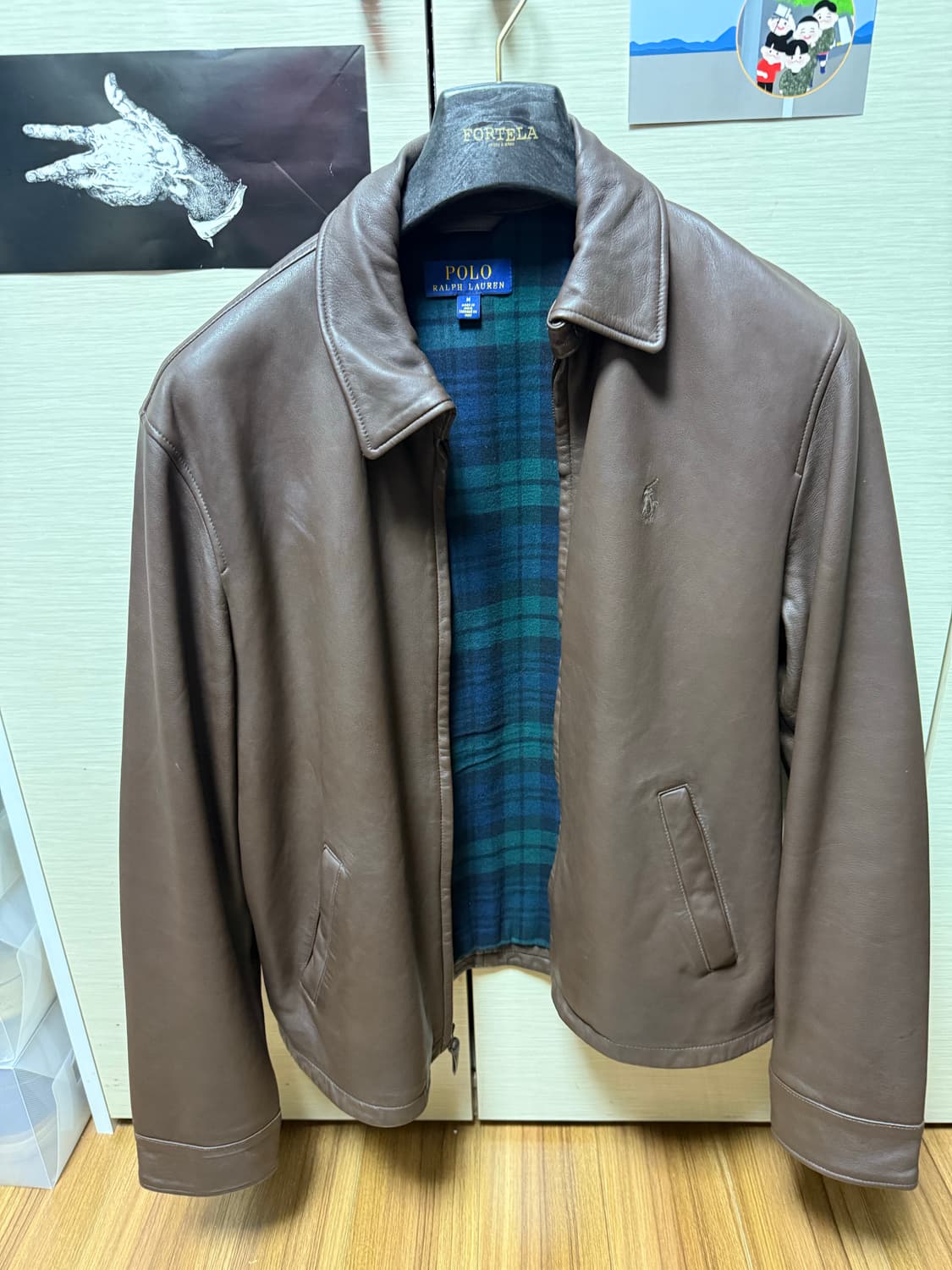 폴로 가죽자켓 판매 상품이미지1