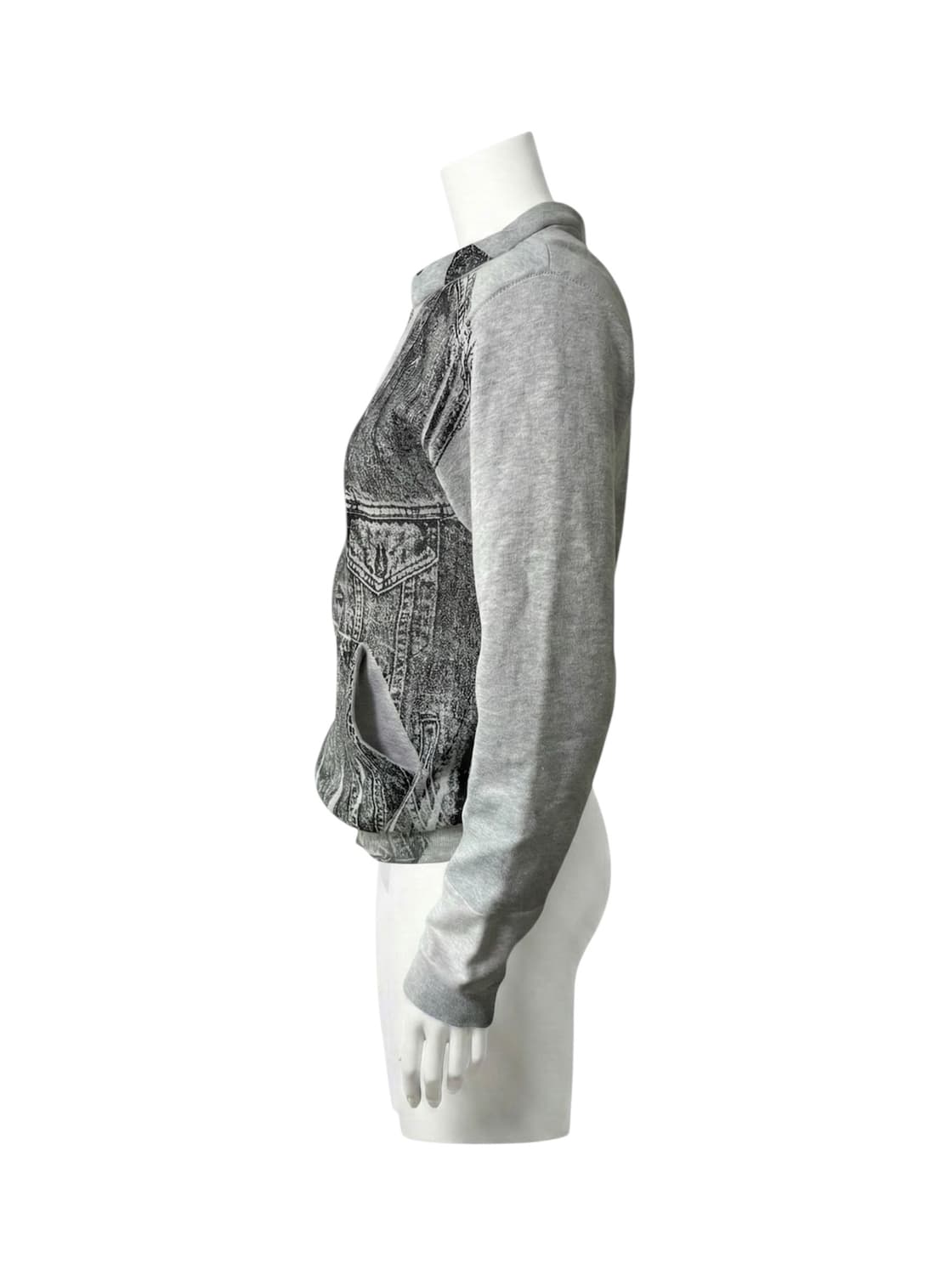 artisanal trompe l'oeil zip up jacket 상품이미지2