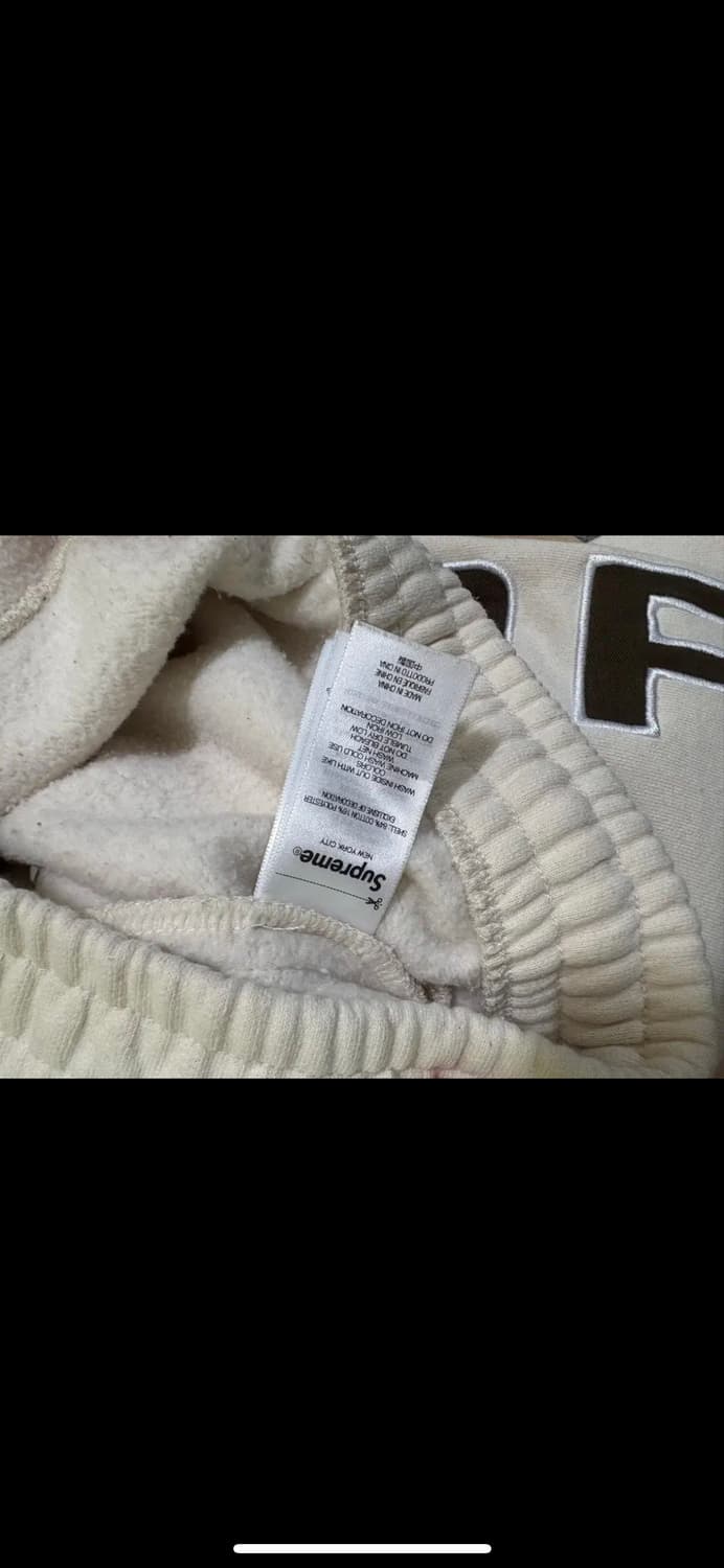 슈프림 패널 스웨트 팬츠 내추럴 - 25SS 상품이미지7