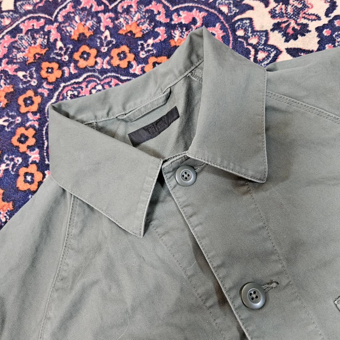 유니클로(UNIQLO) 유틸리티 올리브 코튼 자켓 XL size 상품이미지4