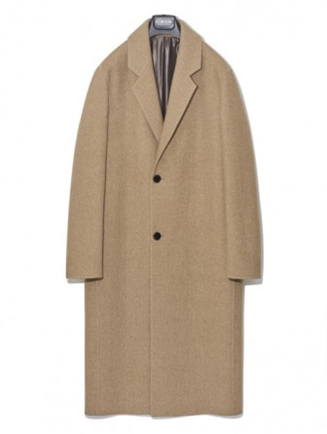 마마가리 트윌베이지 로브코트 상품이미지1