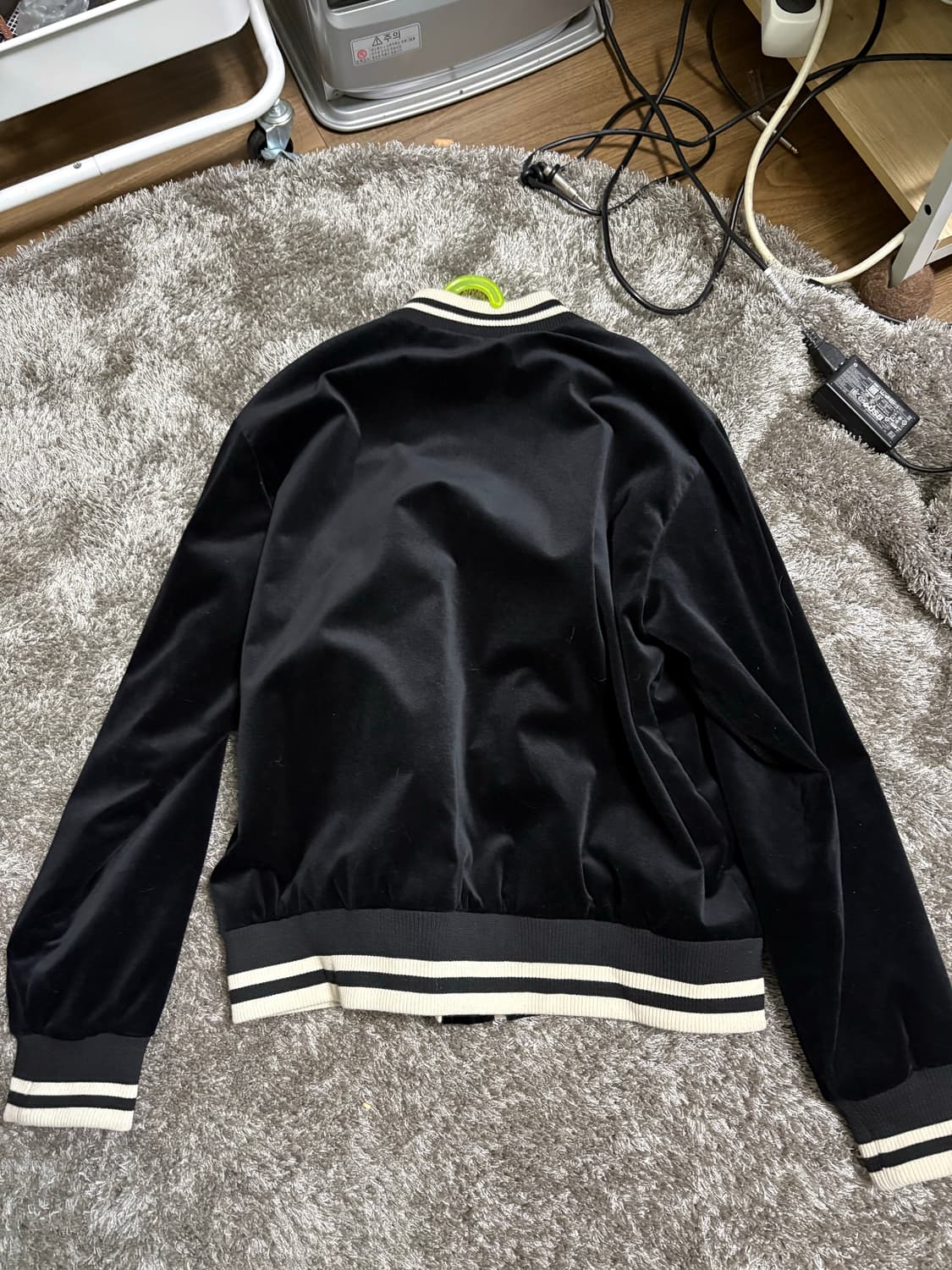 유스 벨벳 트랙자켓 급처! 상품이미지4
