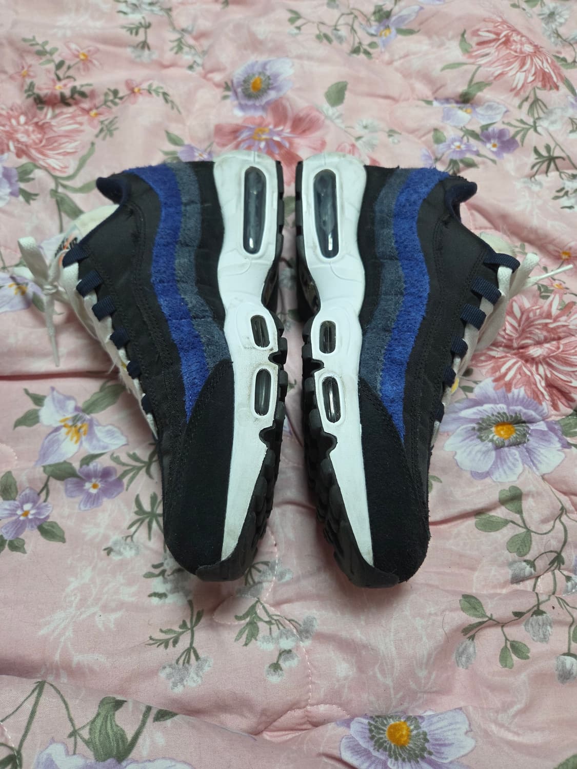 나이키 운동화 블랙/블루 스웨이드265 상품이미지3