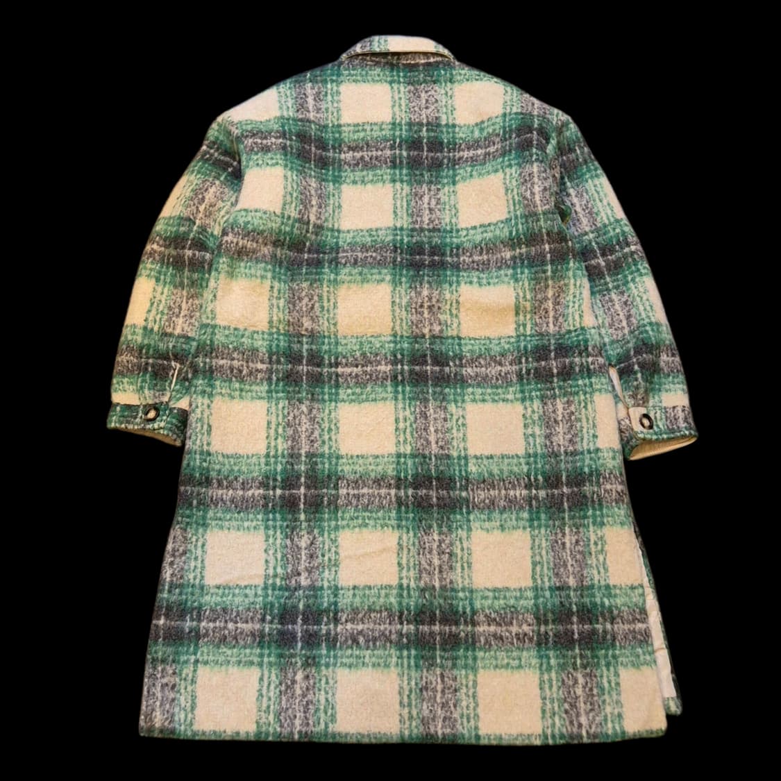 여성-FREE 그린체크 셔츠타입 코트 상품이미지2