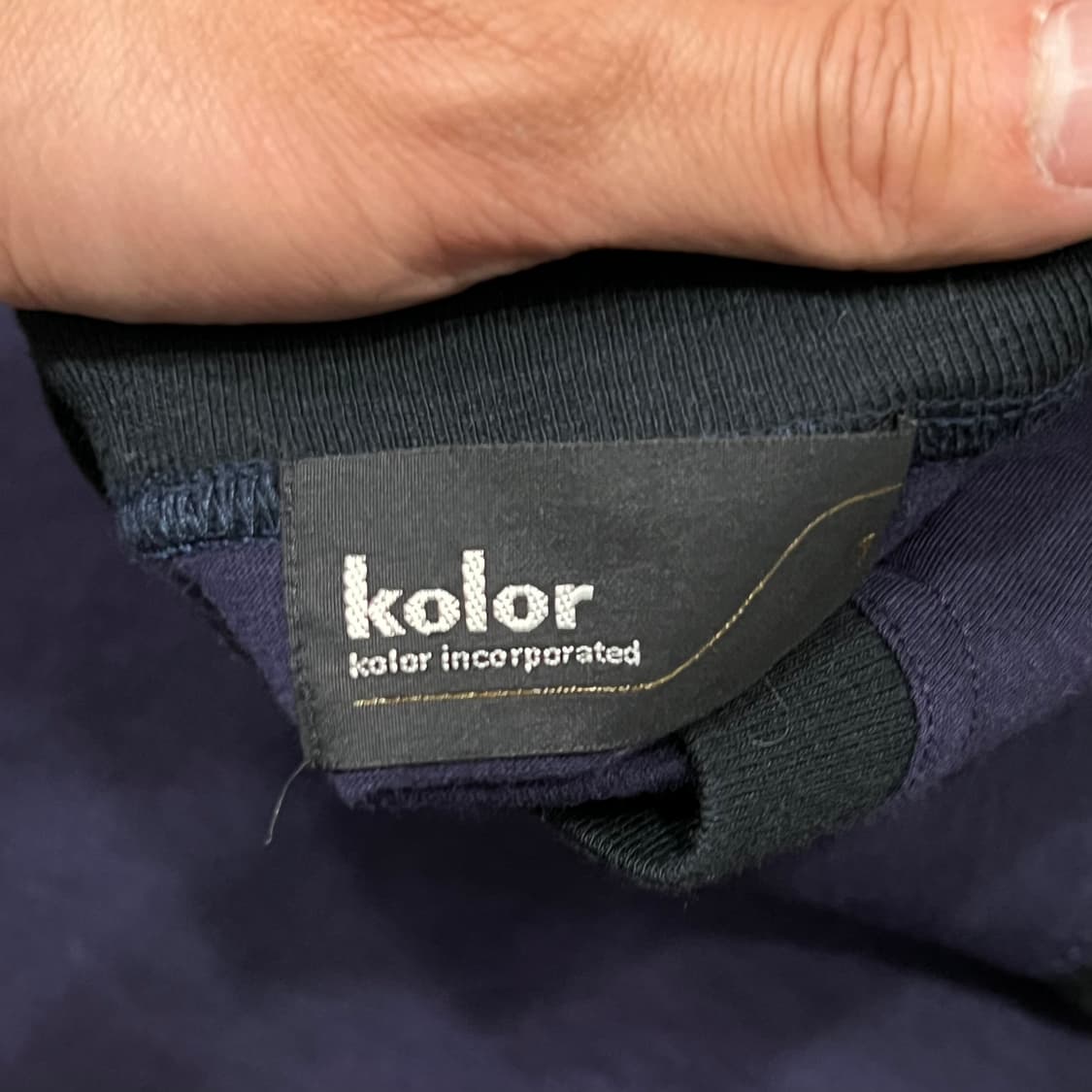  컬러 펀칭 배색 반팔티 y16431 상품이미지6