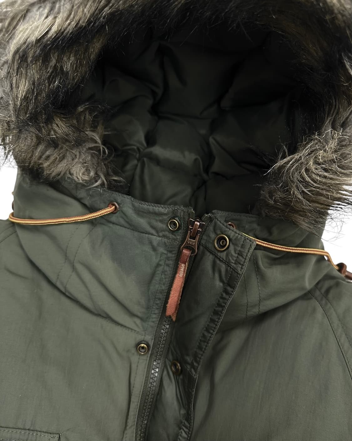 리바이스 덕다운 패딩 카키 (M) 상품이미지5