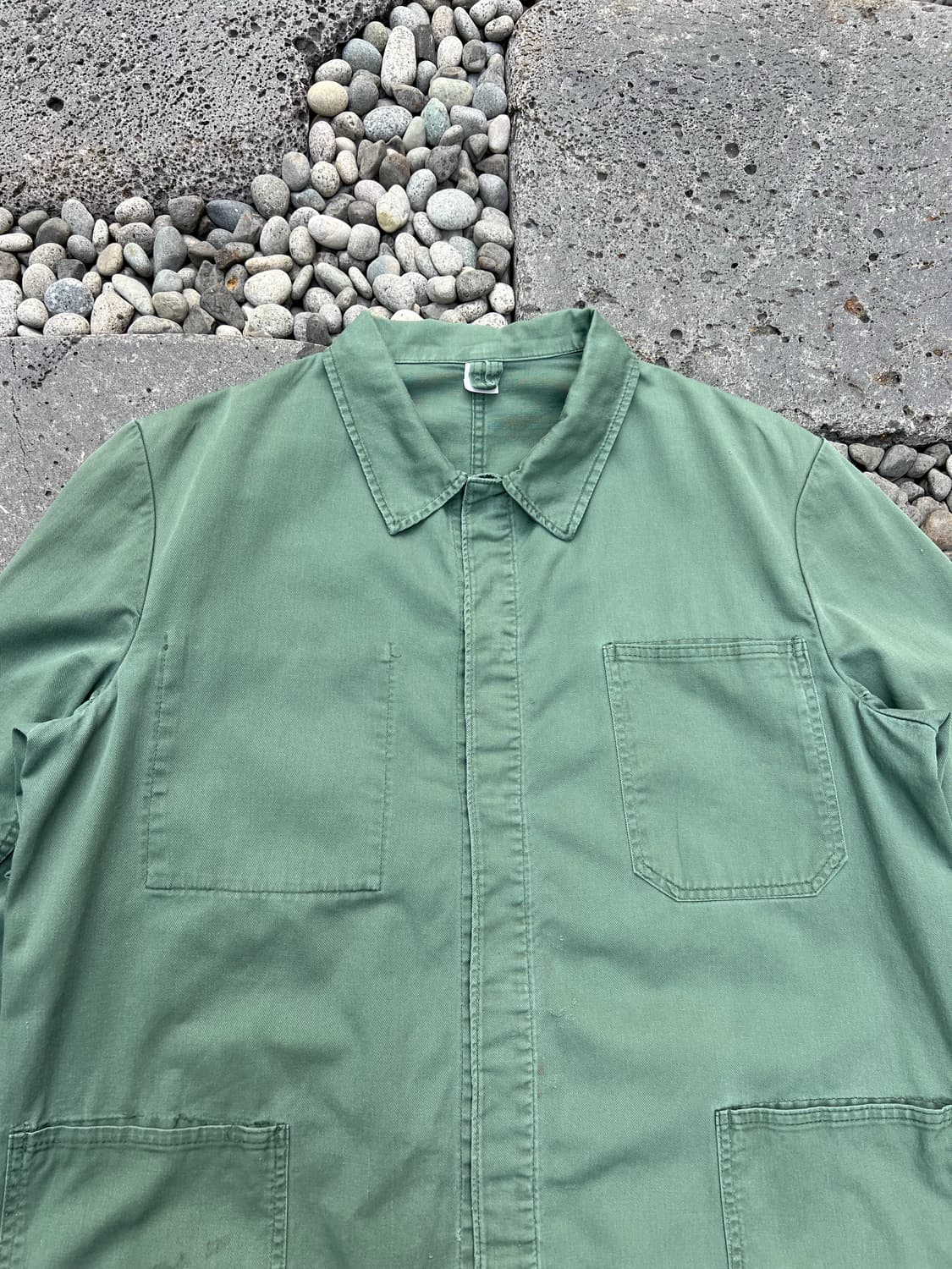 OLD VINTAGE FRENCH GREEN 빈티지프렌치워크자켓 상품이미지6