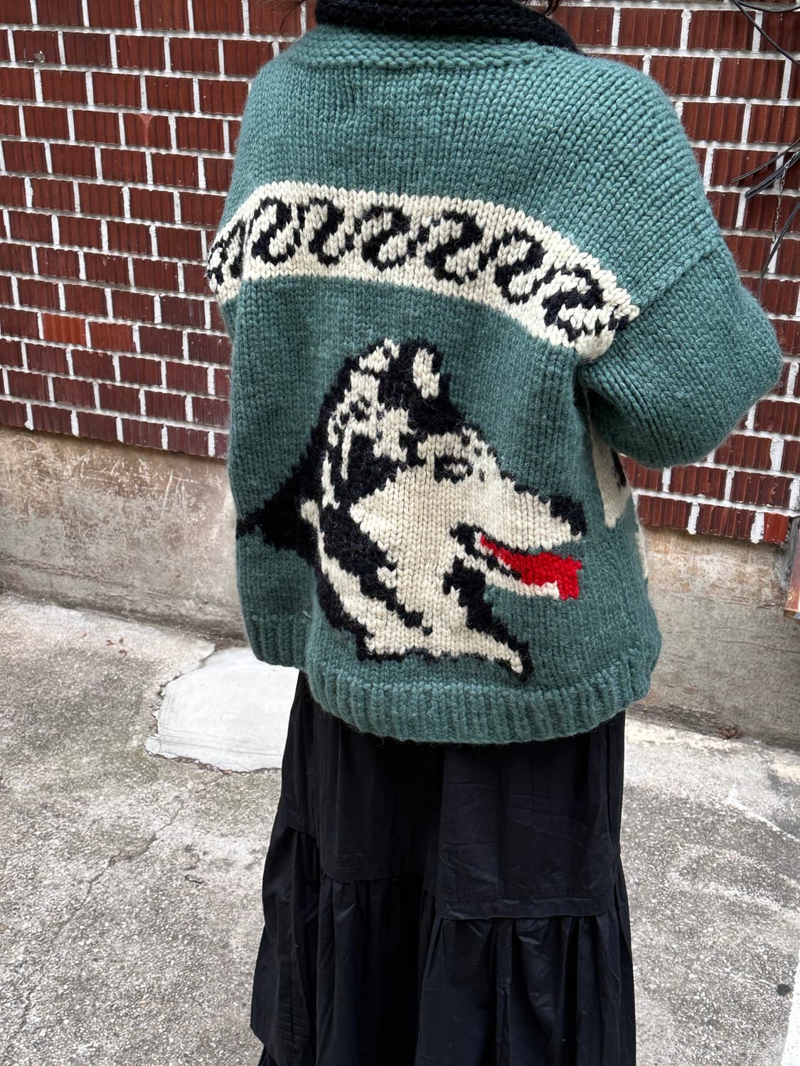 카나타 코위찬 니트 얼스뮤직 폼폼니트 레이어드 코디세트 상품이미지9