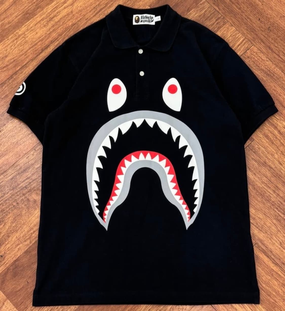 L BAPE 베이프 샤크 PK 반팔 카라티 상품이미지8