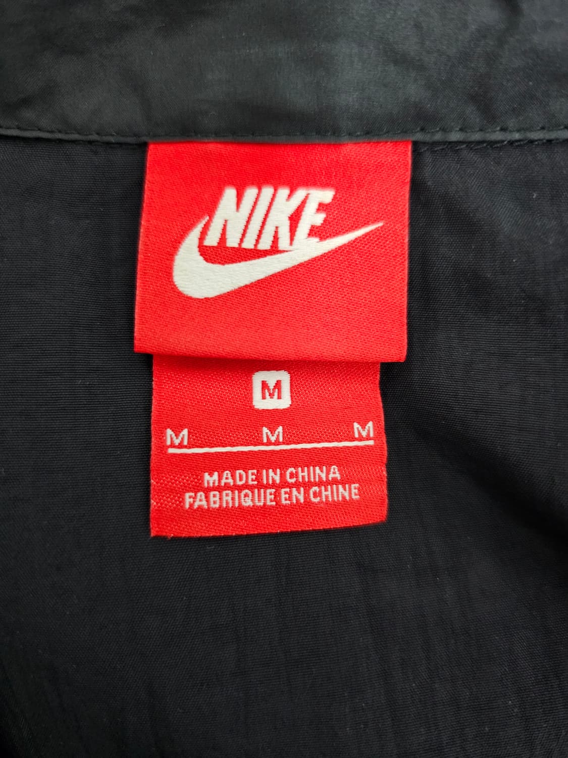 나이키 AIR 블랙 바람막이 후드 아노락 M 상품이미지3