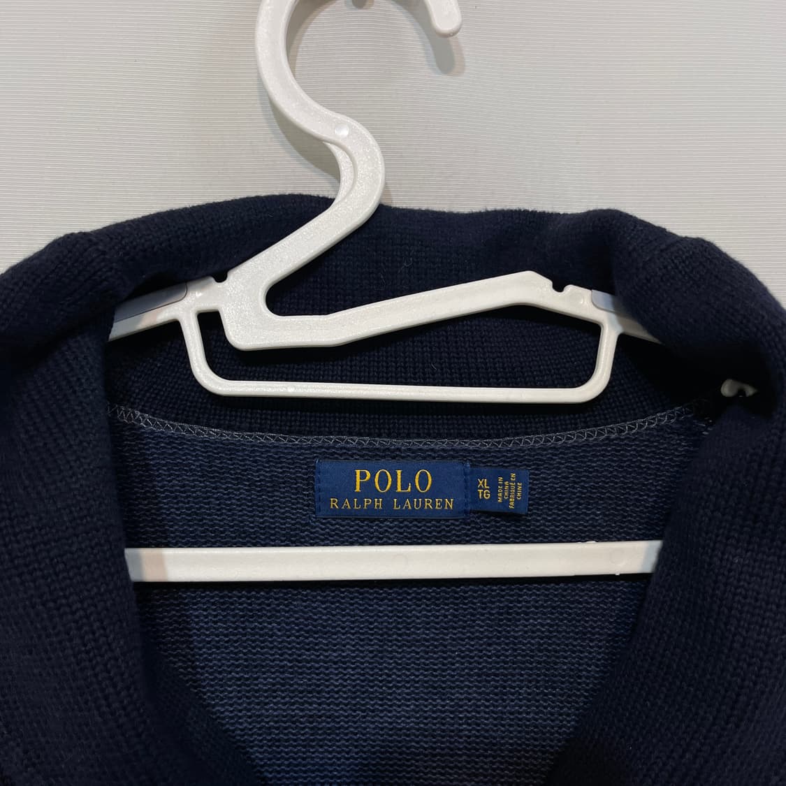 폴로 랄프로렌 타이거패치 숄카라 가디건 XL 상품이미지2