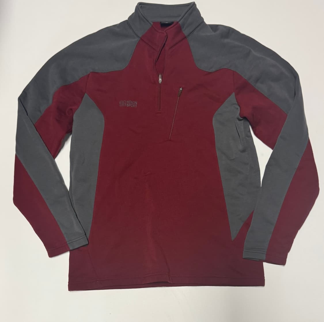 코오롱스포츠 등산 기모 풀오버 기능성 반집업 긴팔티 L 상품이미지1