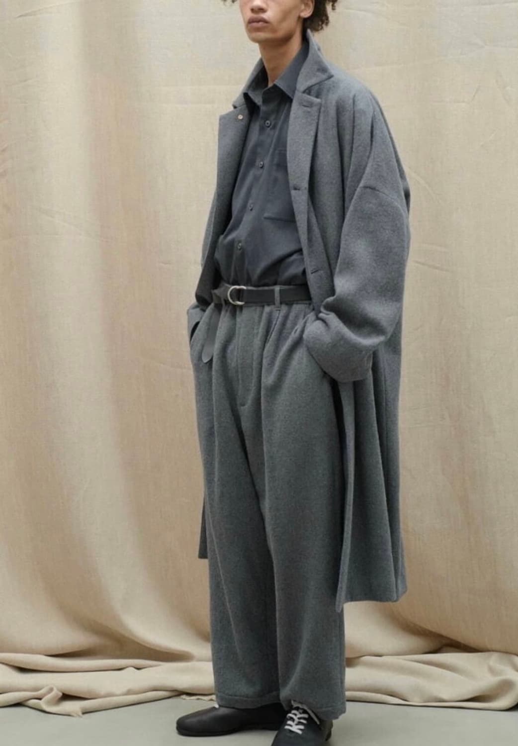 요코사카모토 카스리 오버코트 상품이미지3