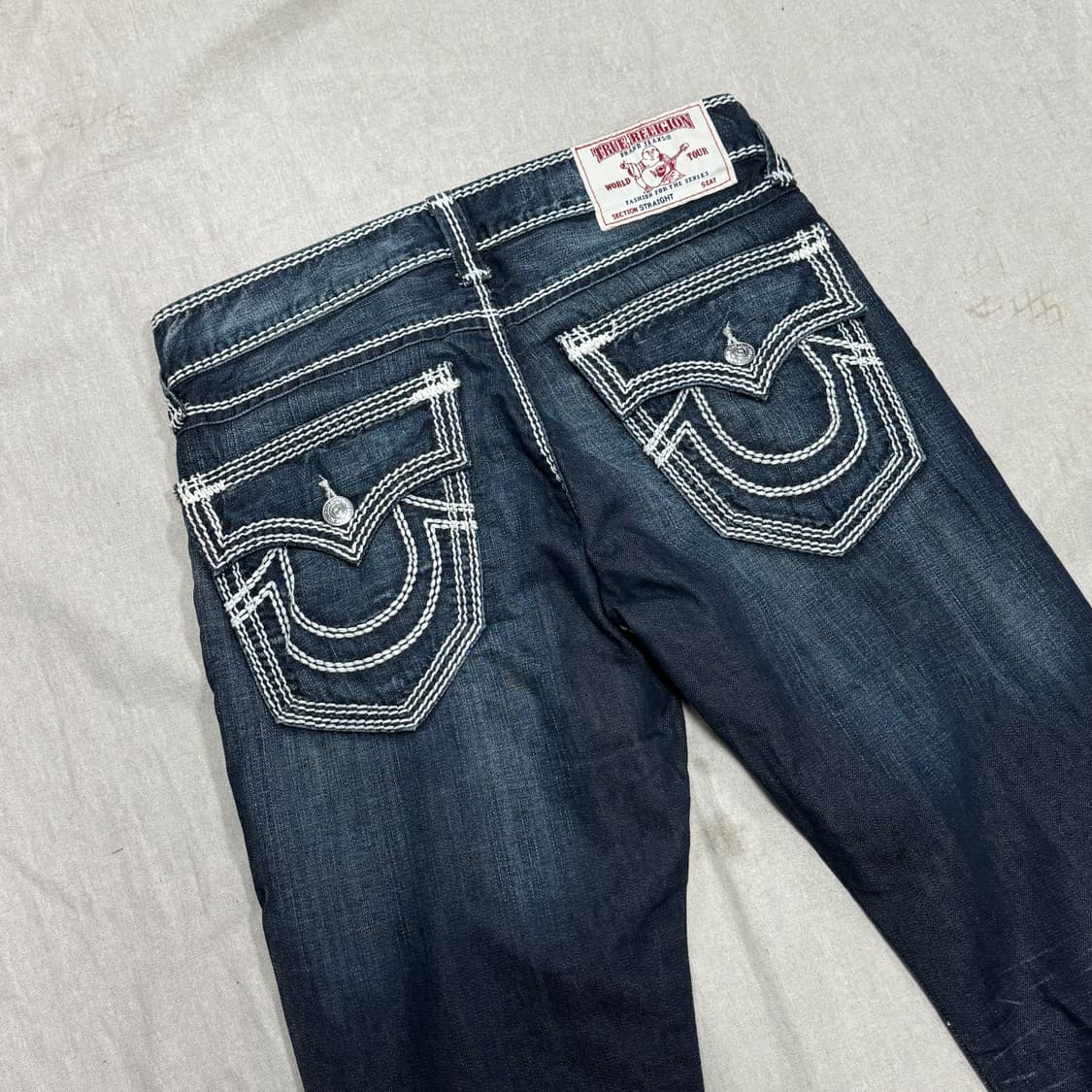 트루릴리전 스트레이트 스티치 데님팬츠 31 상품이미지2