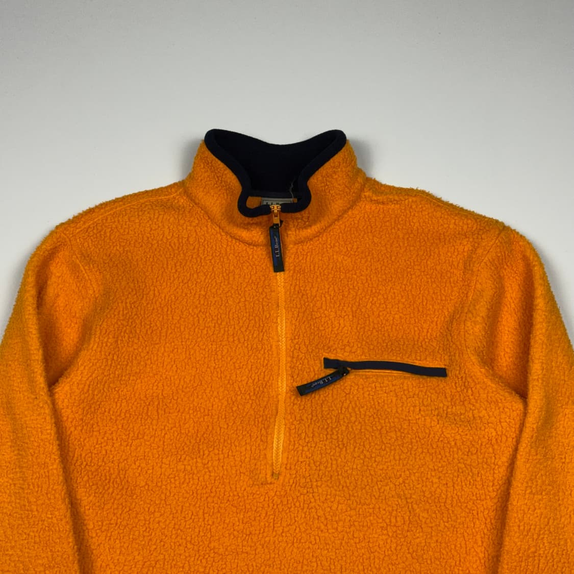 (105) 80s 엘엘빈 헤비 플리스 풀오버 옐로우 상품이미지3