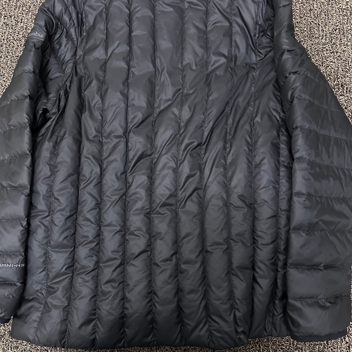 컬럼비아 구스다운 패딩 점퍼 블랙 XL 상품이미지6