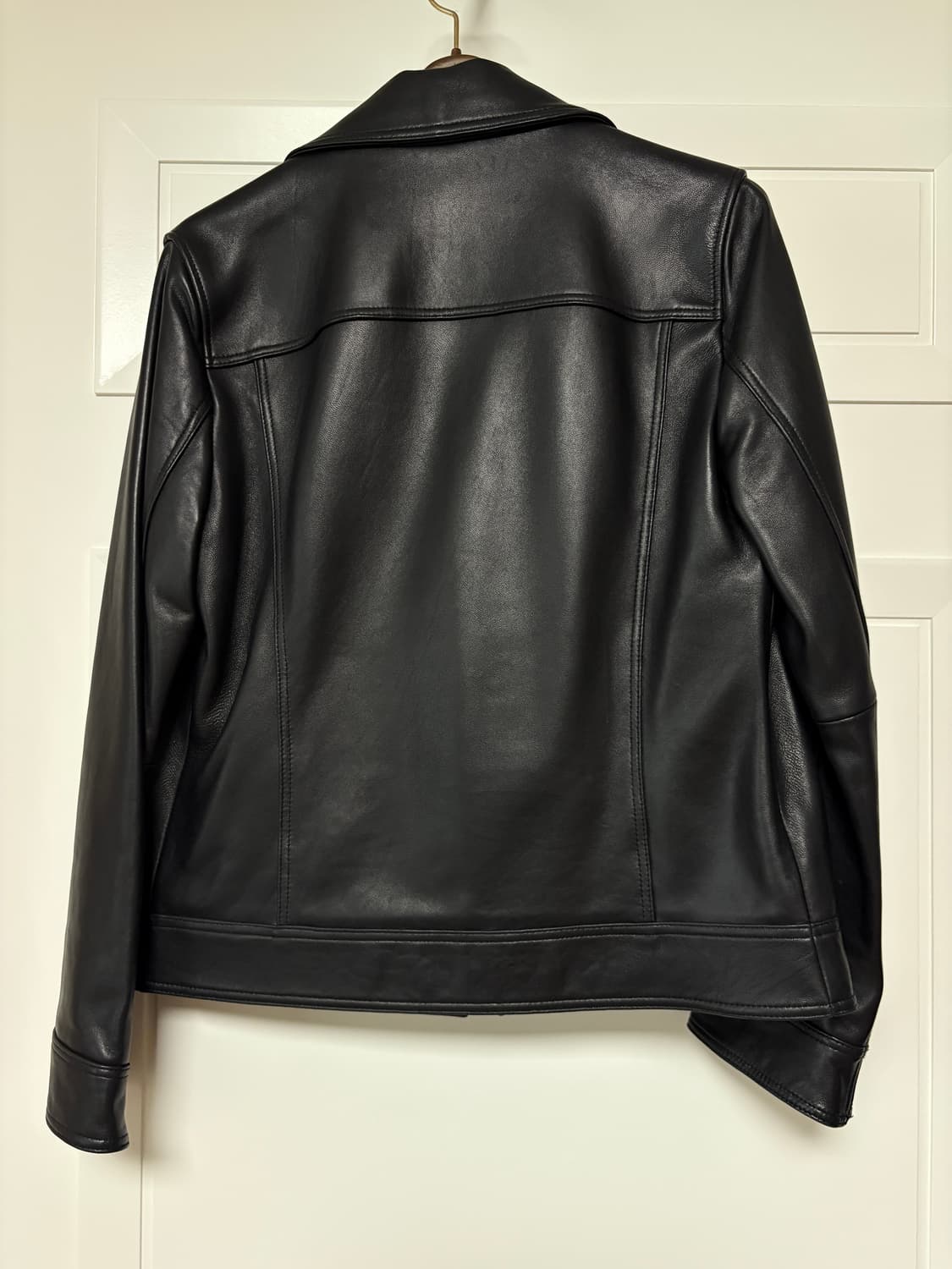 오야니 블랙 양가죽 라이더 자켓 상품이미지2