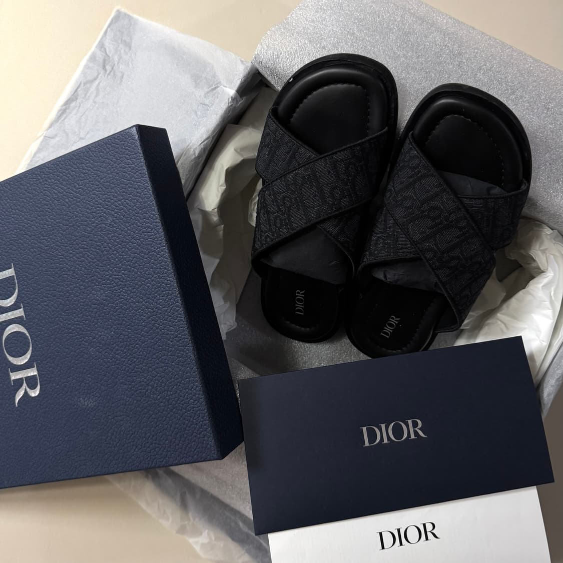 [백화점판/당일출고]디올 오블리크 알리아스 슬리퍼 상품이미지1