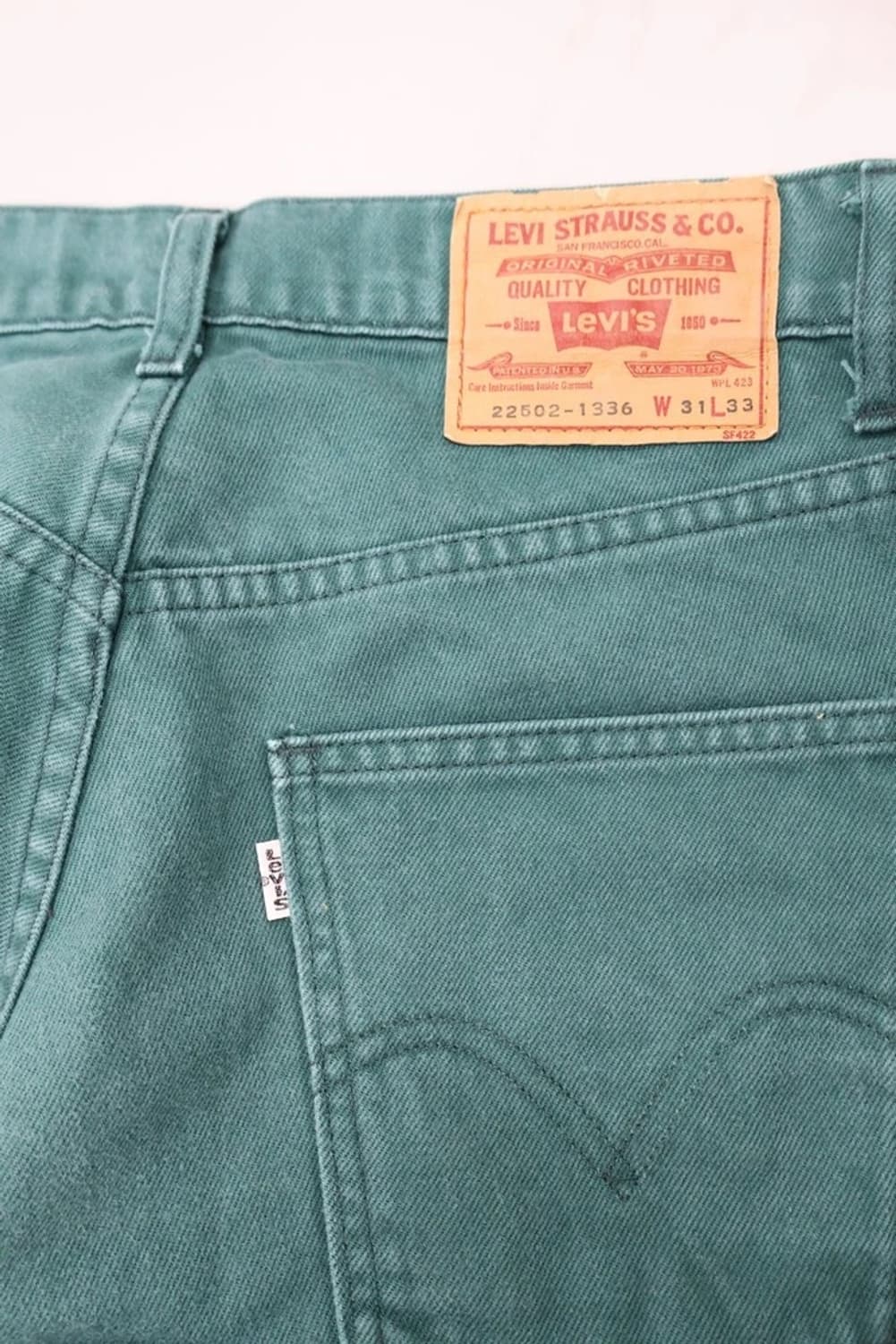 Levi’s Green Straight Denim Pants 상품이미지3