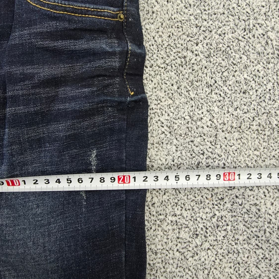 [5] 고급 남성 워싱 데님 팬츠 0121J 상품이미지6