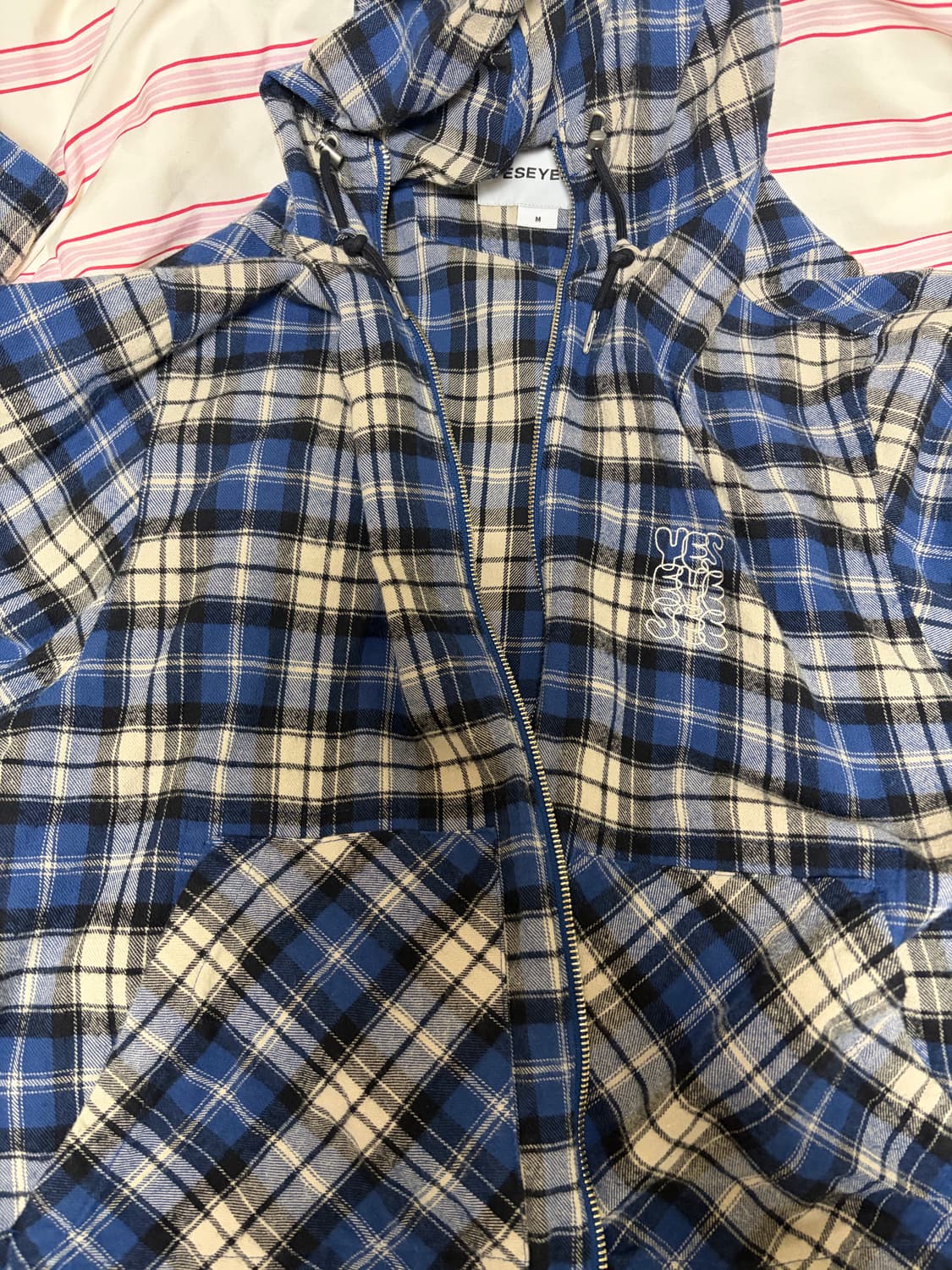 예스아이씨 체크 자켓 상품이미지2