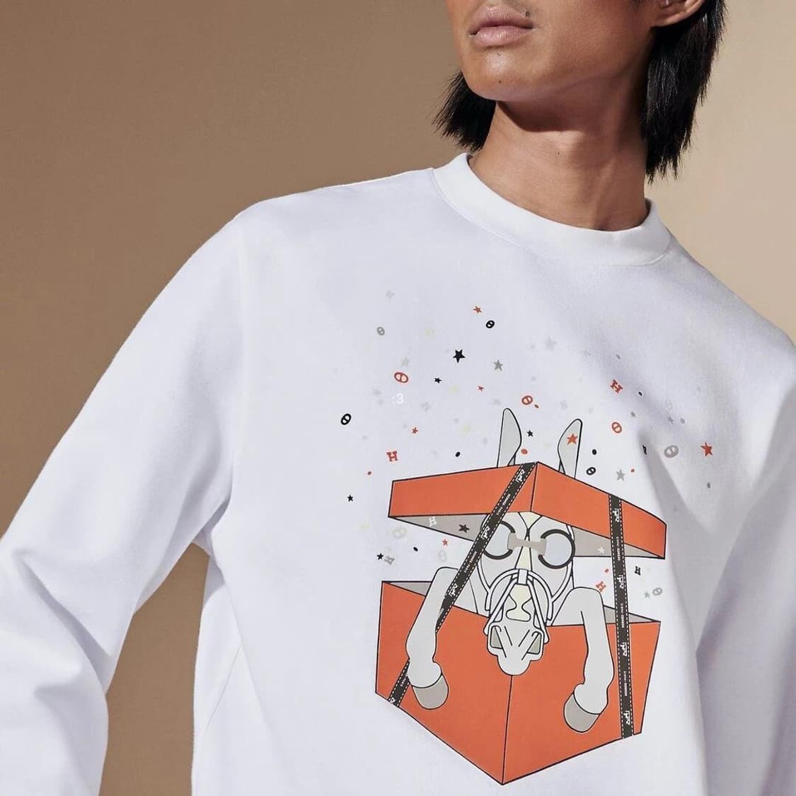 에르메스 부아뜨 서프라이즈 크루넥 스웨터 상품이미지1