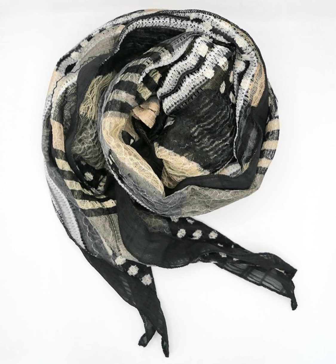 (구해요) 코이세이오 스카프 블랙 상품이미지1