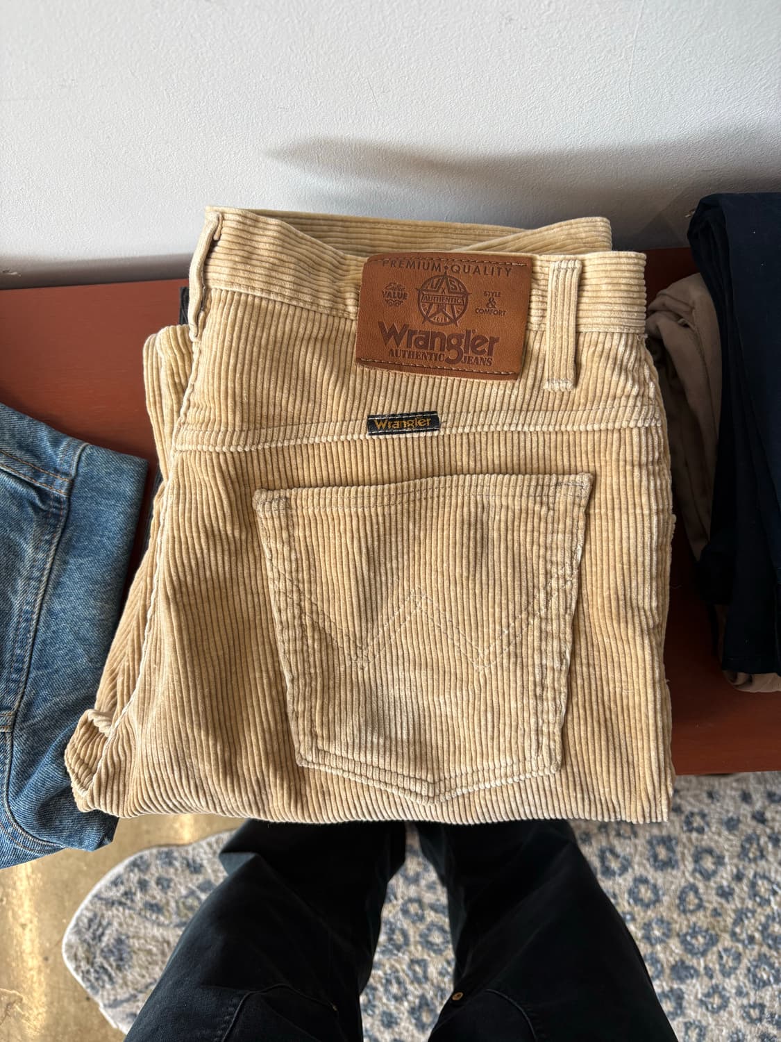 90s 90년도 생산 랭글러 코듀로이 팬츠 상품이미지1