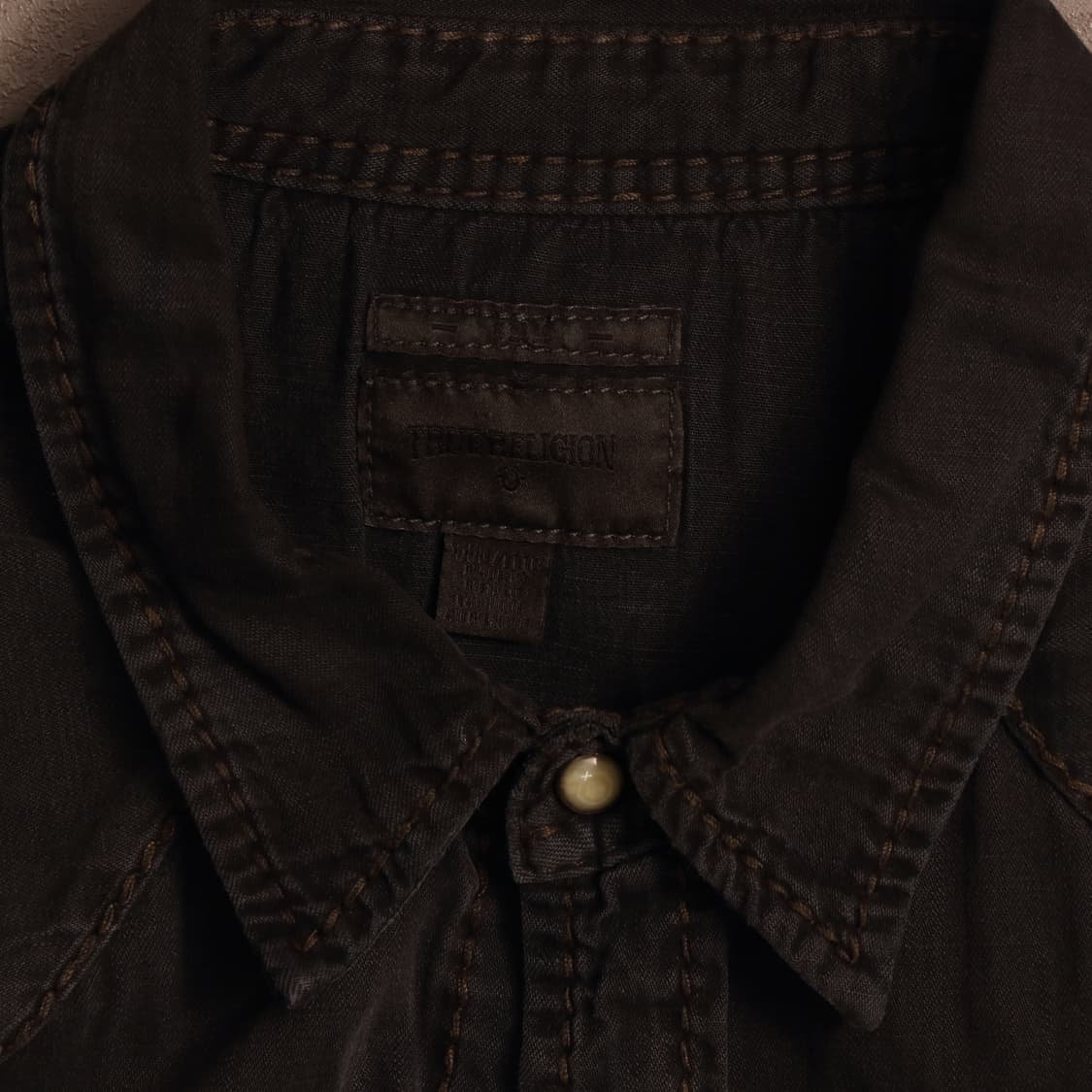 트루릴리전 피그먼트 데님셔츠 A1499 상품이미지3