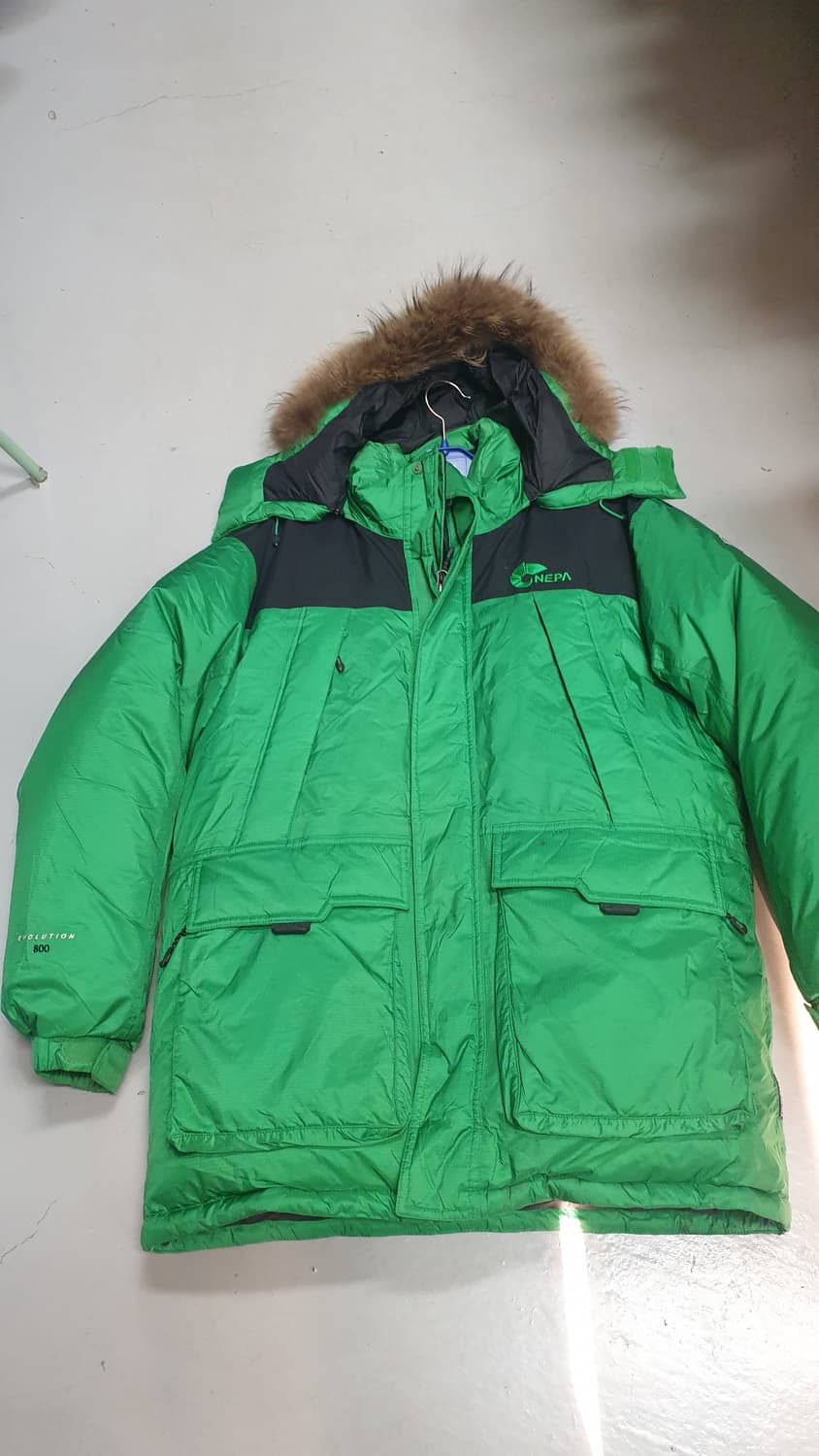 네파 에볼루션 800 구스다운 패딩 105 그린 상품이미지1