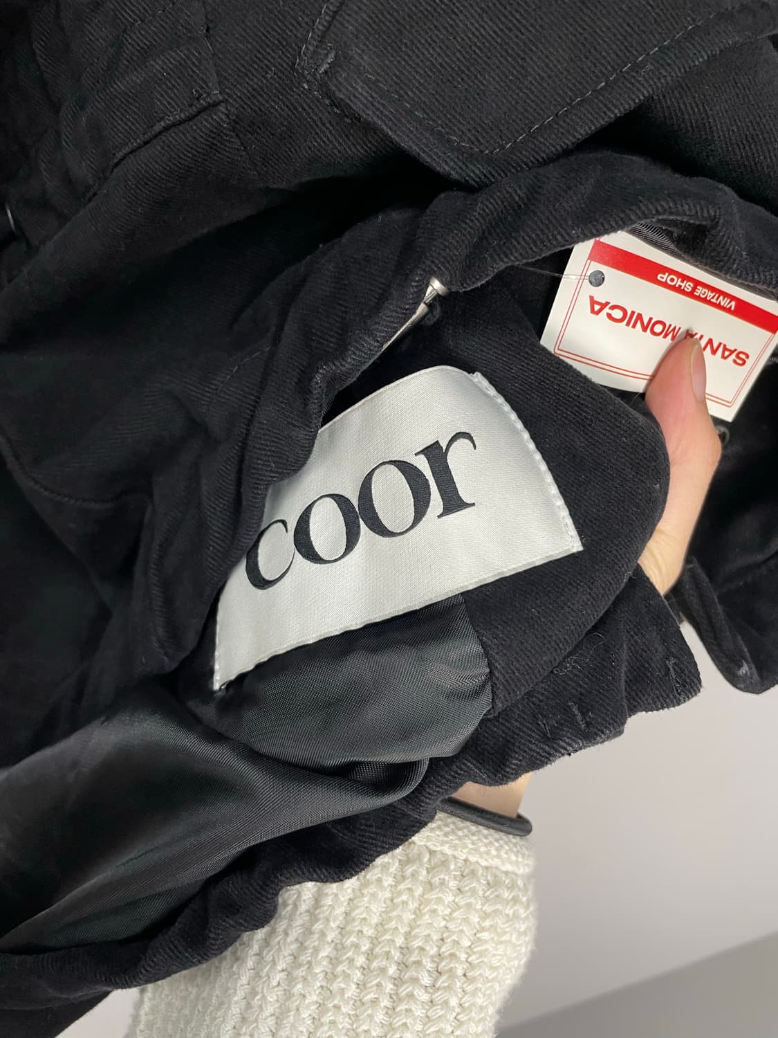 쿠어 워시드 파이어맨 블랙 자켓 H2104 상품이미지6