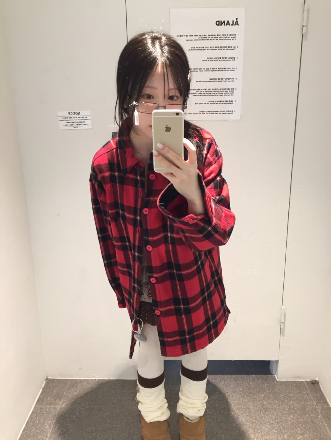 리바이스 레드 체크 자켓  상품이미지2