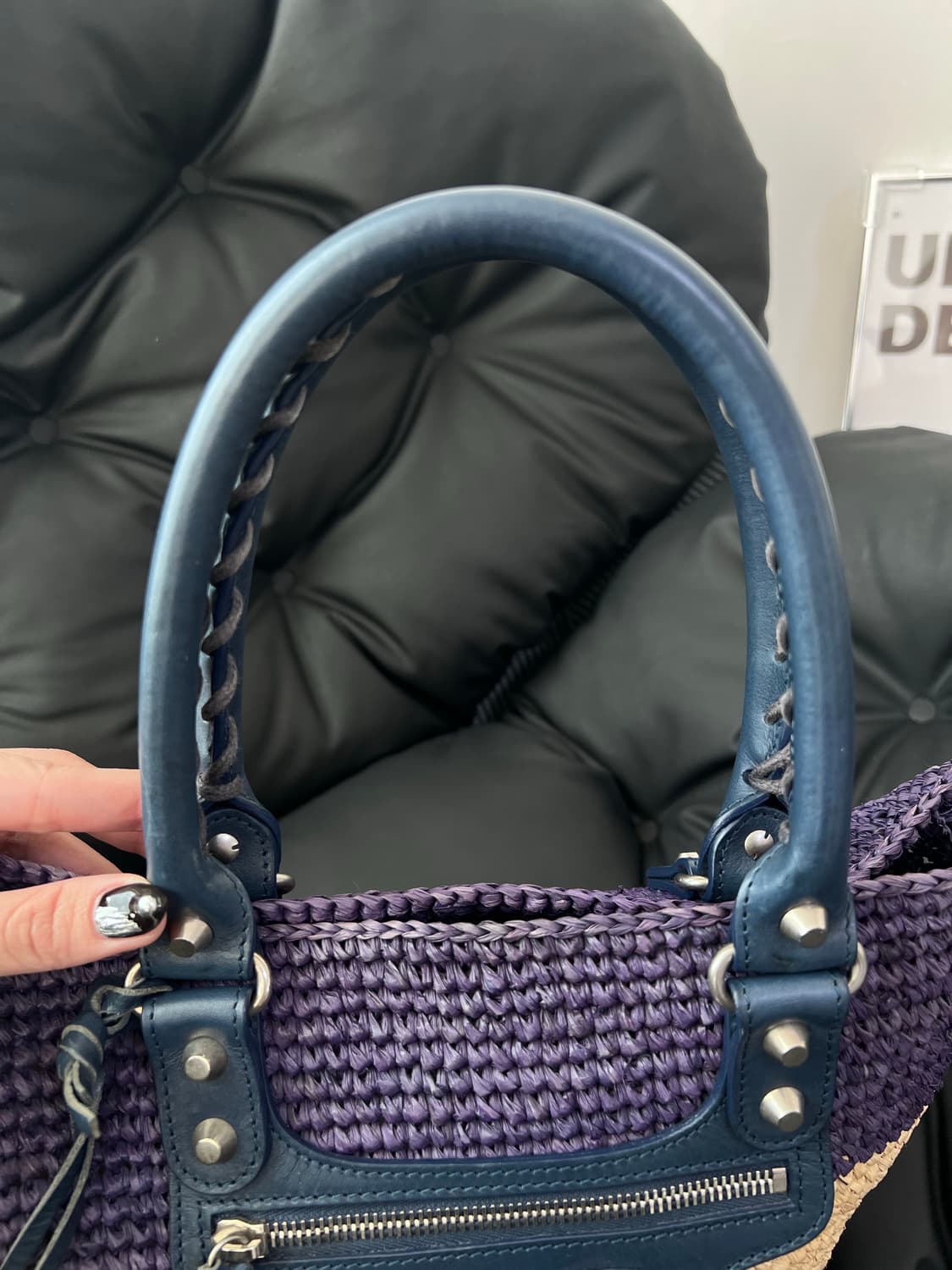 발렌시아가 라피아 파니에 숄더백 상품이미지7