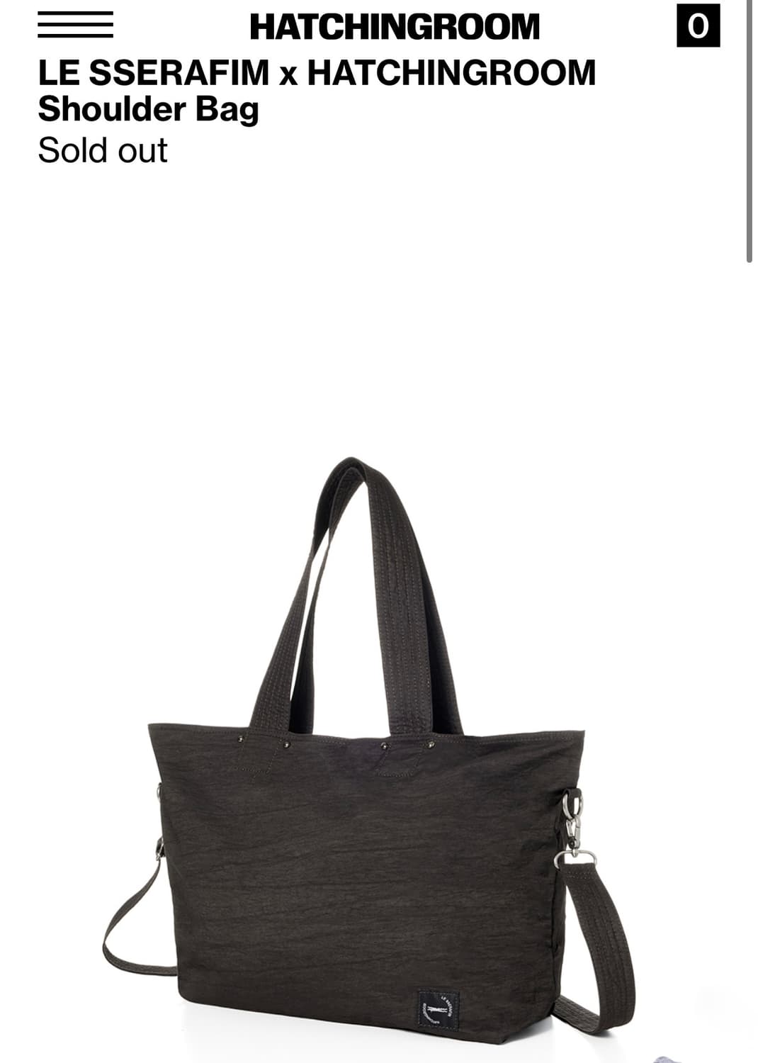 해칭룸 르세라핌 숄더백 상품이미지1