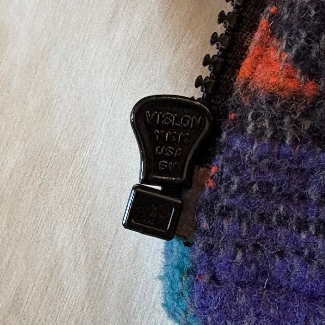 (W55) 80s USA PIONEER WEAR 나바호 자카드 블루종 상품이미지8