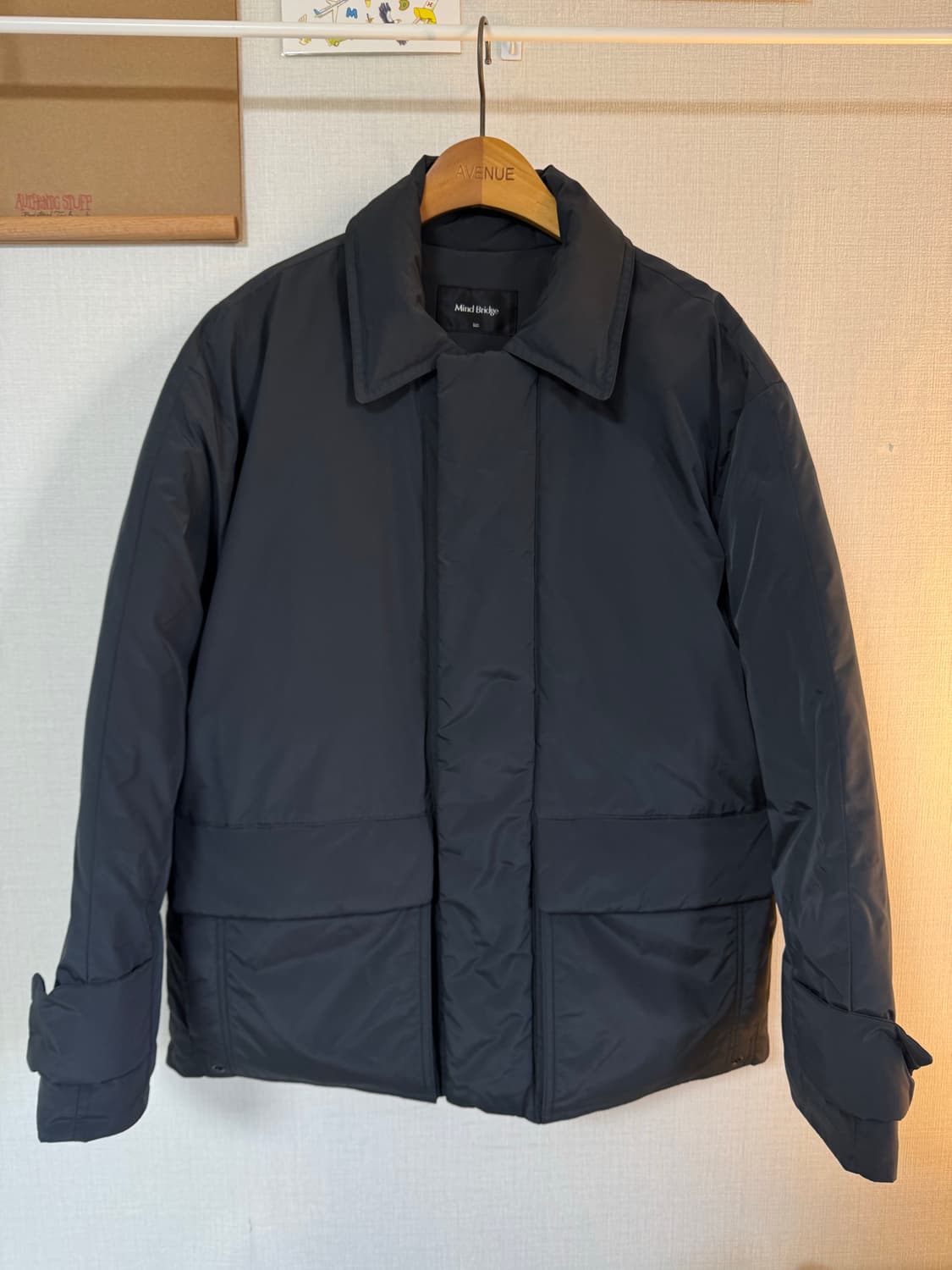 [100]마인드브릿지 트러커형 구스다운 패딩자켓 상품이미지1