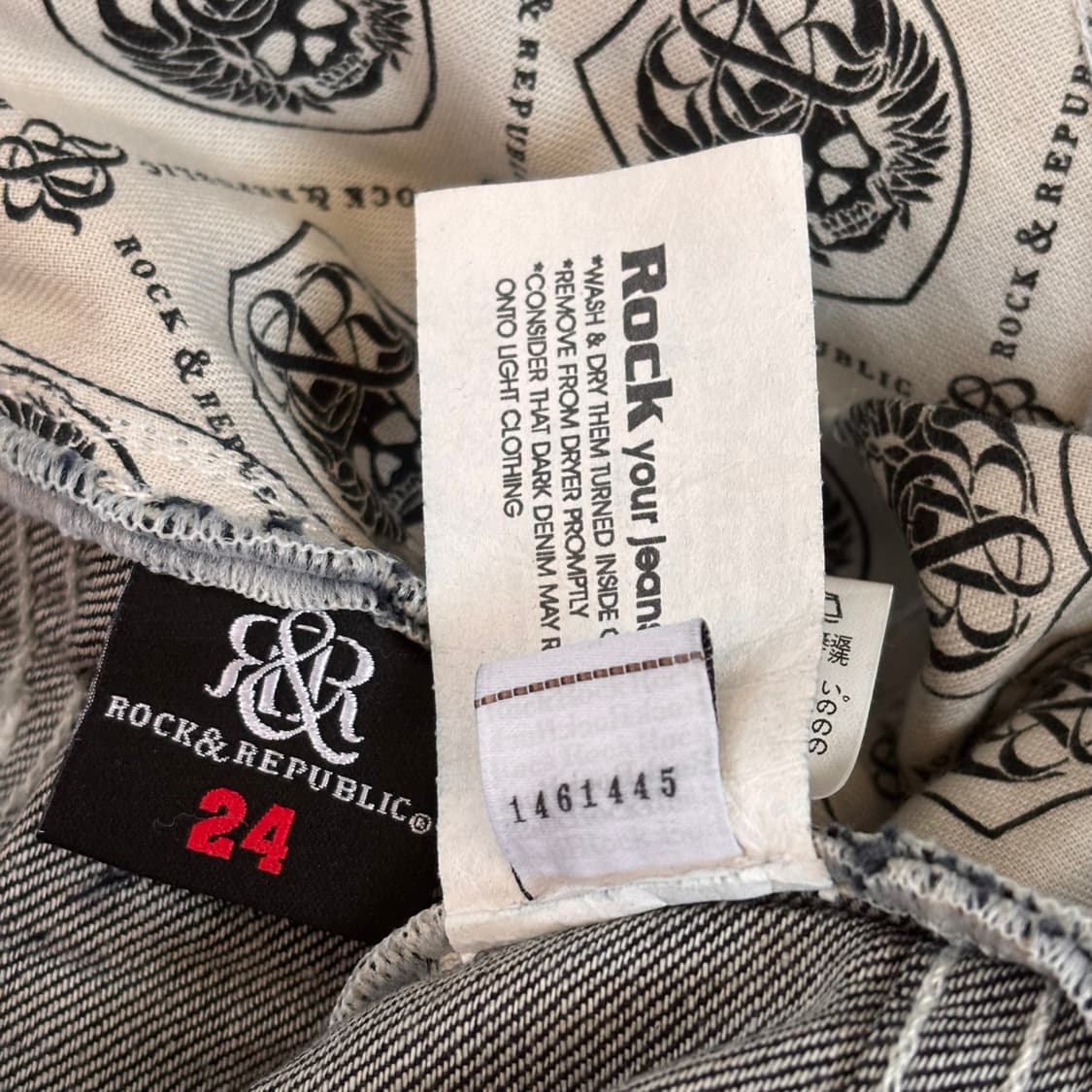 RR 락앤리퍼블릭 24 슬림 일자 청바지 스판 데님 미국 수입  상품이미지5