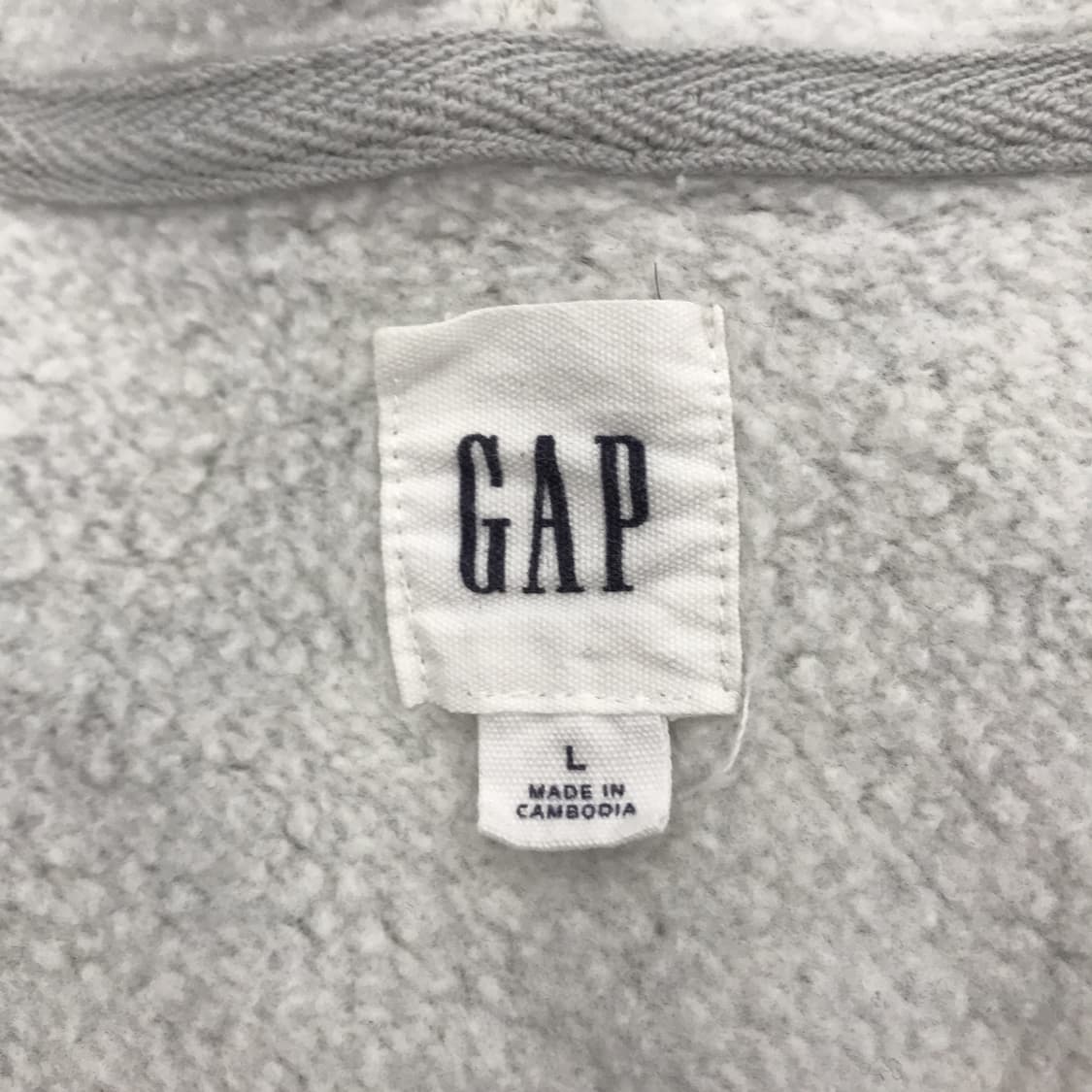 GAP 갭 그레이 네이비 후드집업 [L] 상품이미지5