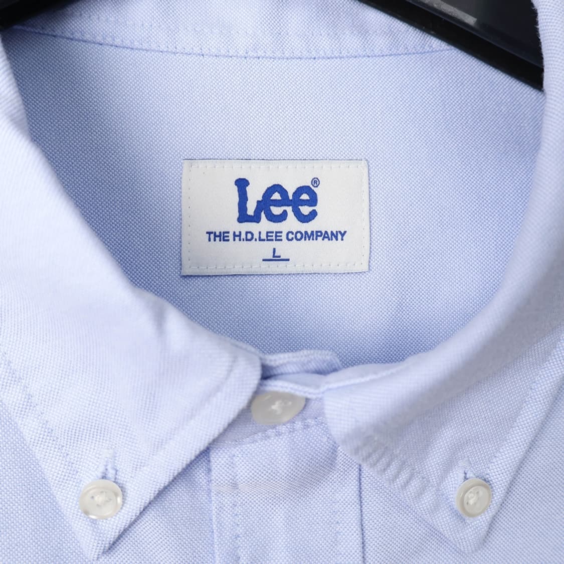 100/LEE 리 옥스포드 오버핏 반팔 셔츠 상품이미지6