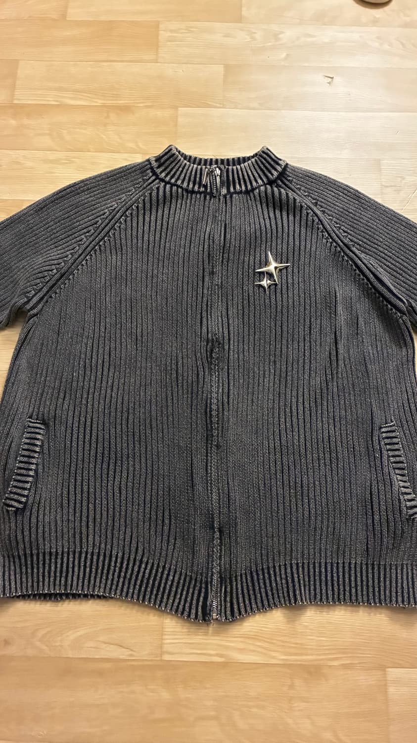 회색 별 니트 상품이미지1