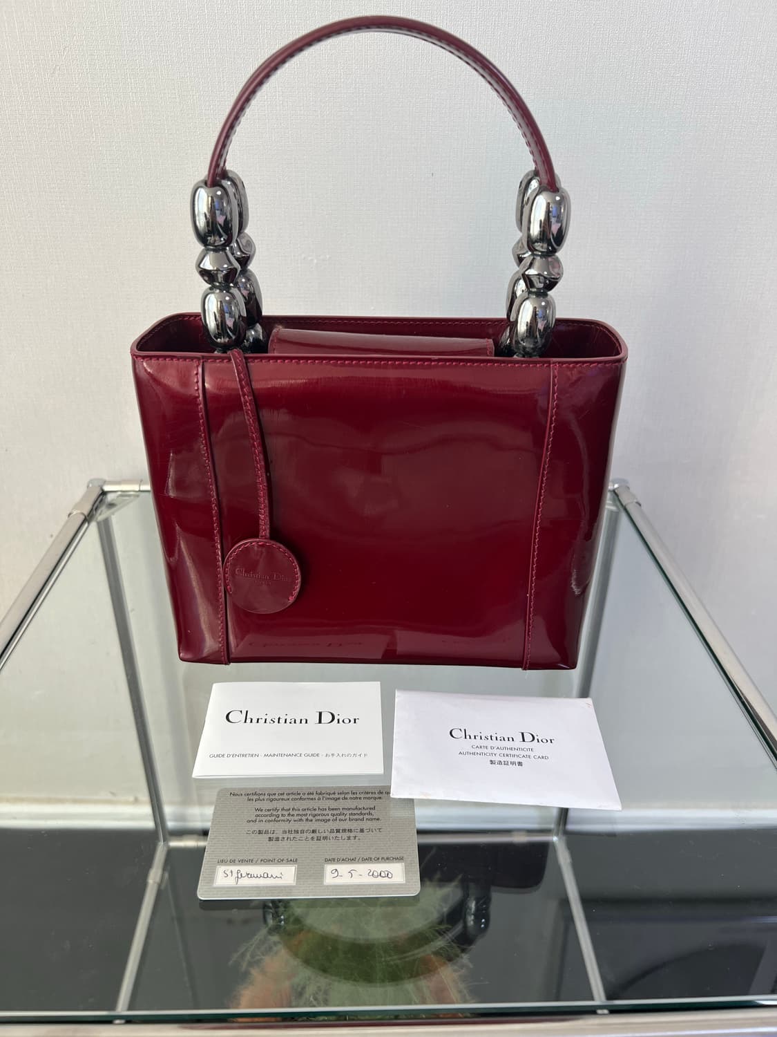 크리스찬 디올 말리스 미니 레더 토트백 상품이미지2