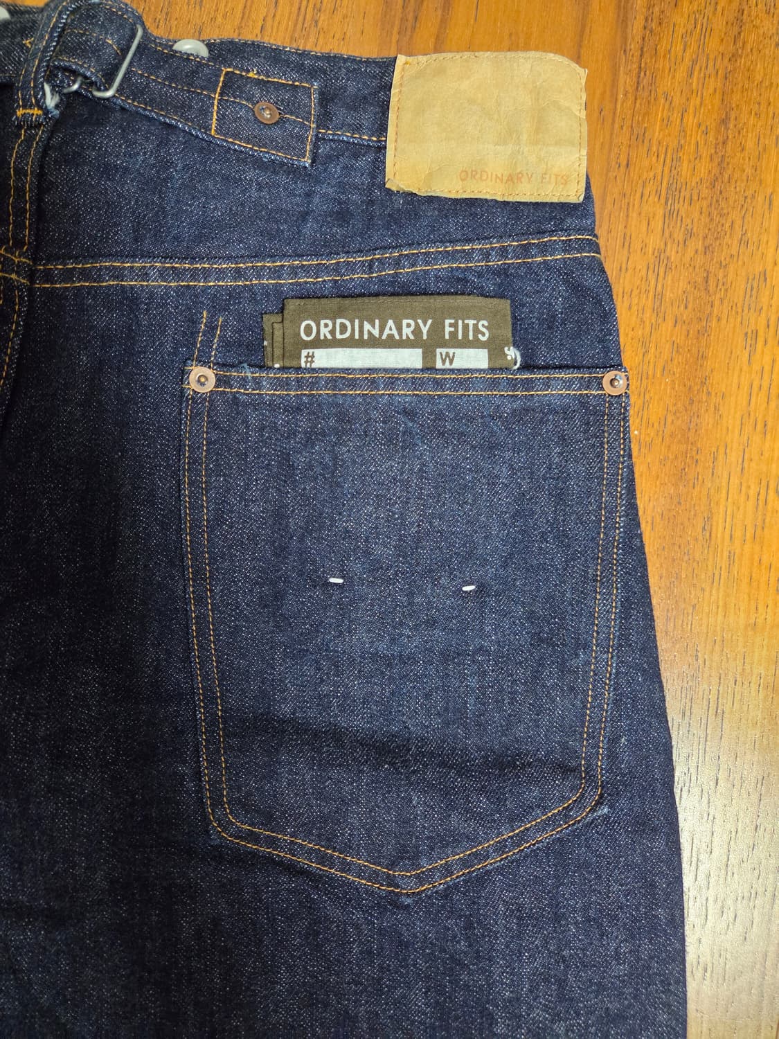 오디너리핏츠 와이드 데님 #119 (원워시) 상품이미지5