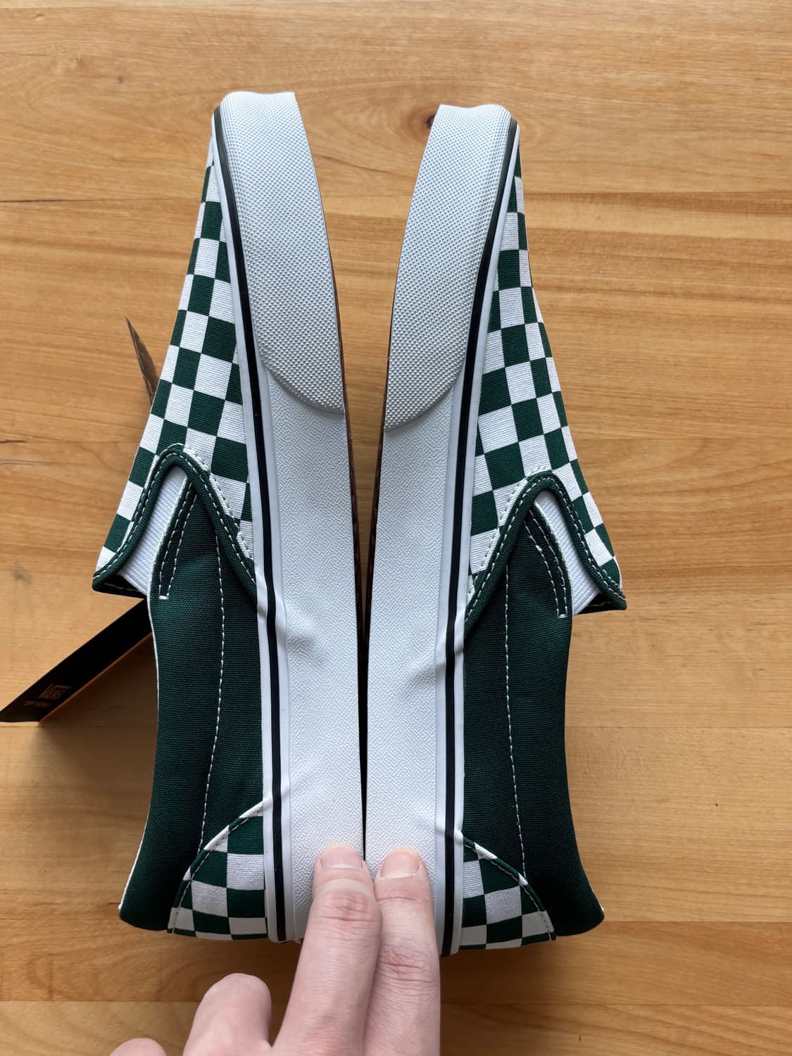 반스 클래식 슬립온 체커보드 그린 상품이미지3