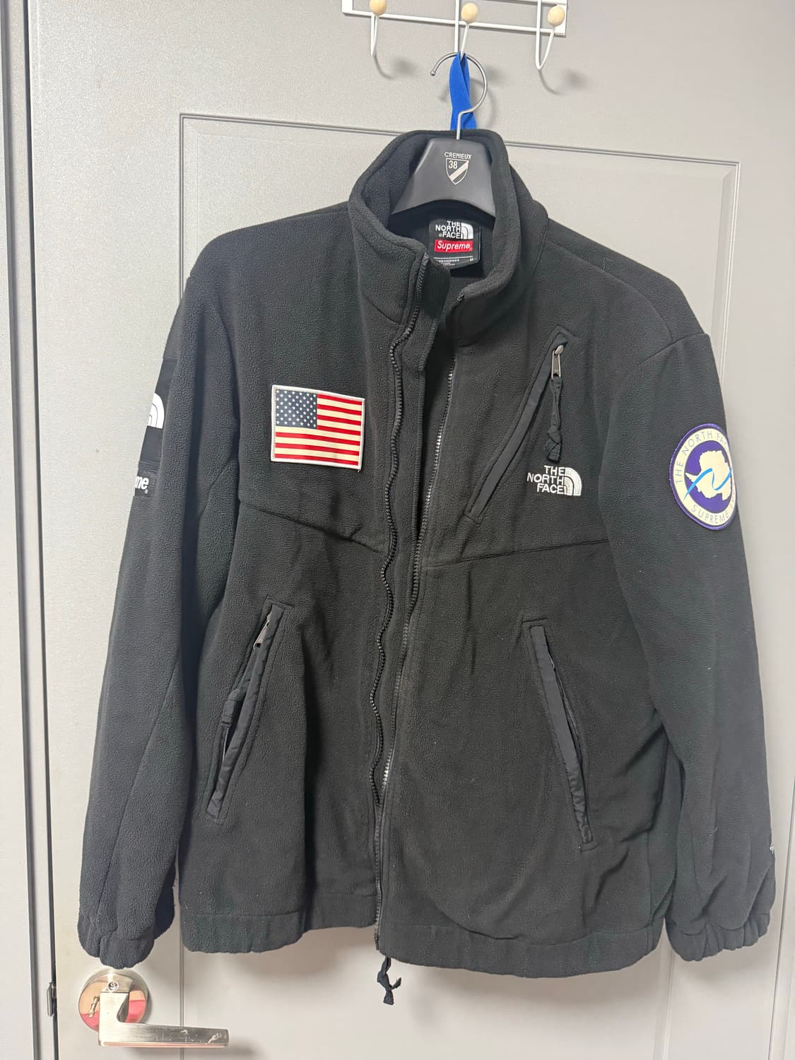 노스페이스 슈프림 성조기 후리스 M 상품이미지1