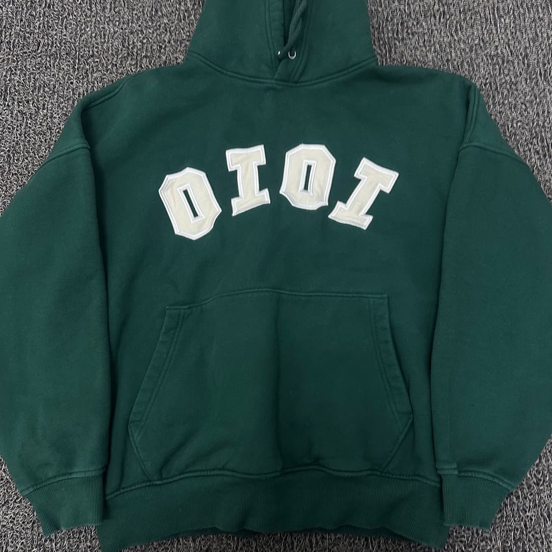 OiOi 오아이오아이 기모 후드티셔츠 그린 L 상품이미지3