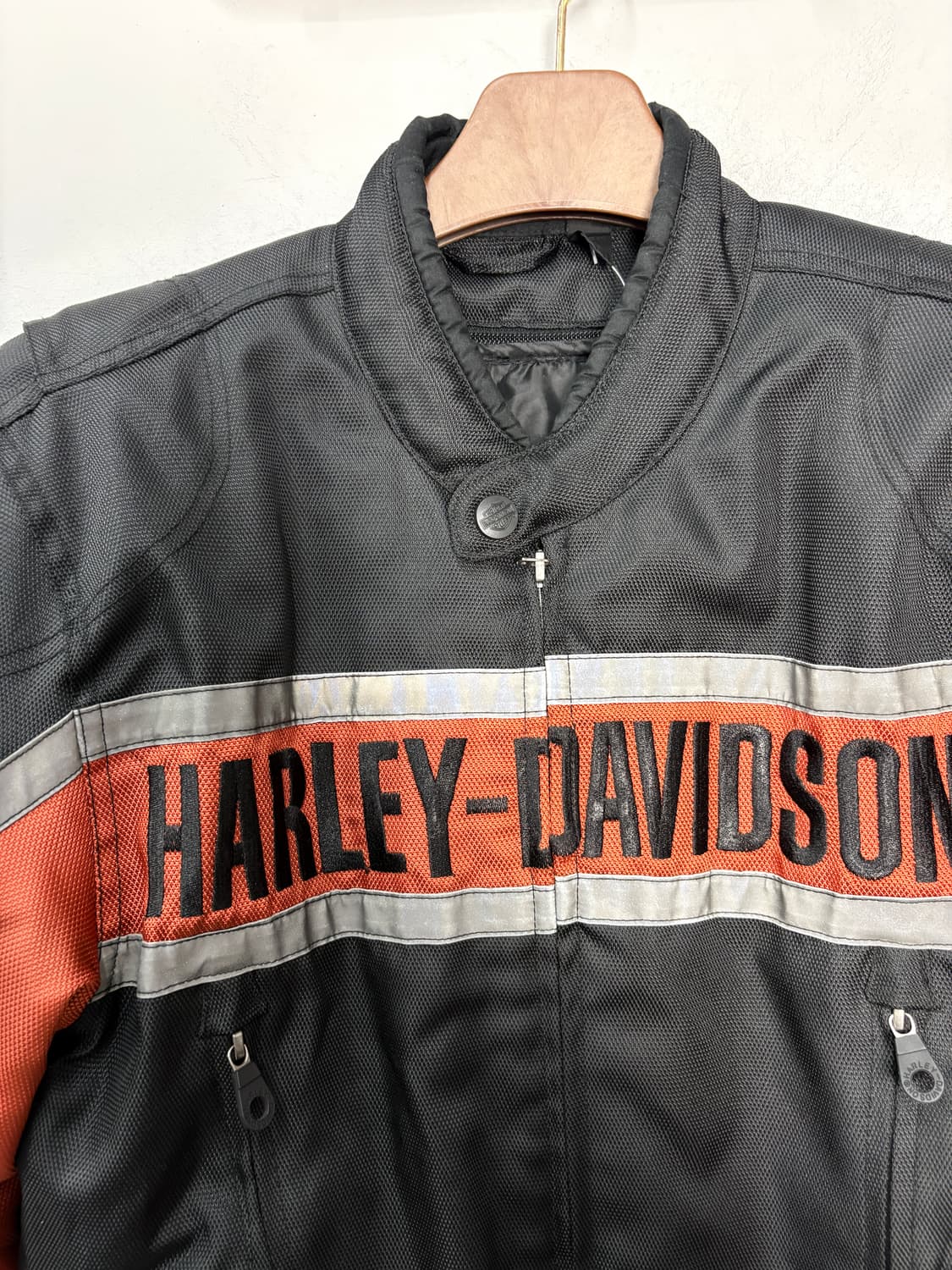 할리데이비슨 스카치 빅로고 모터사이클 라이딩자켓 A3598  상품이미지3