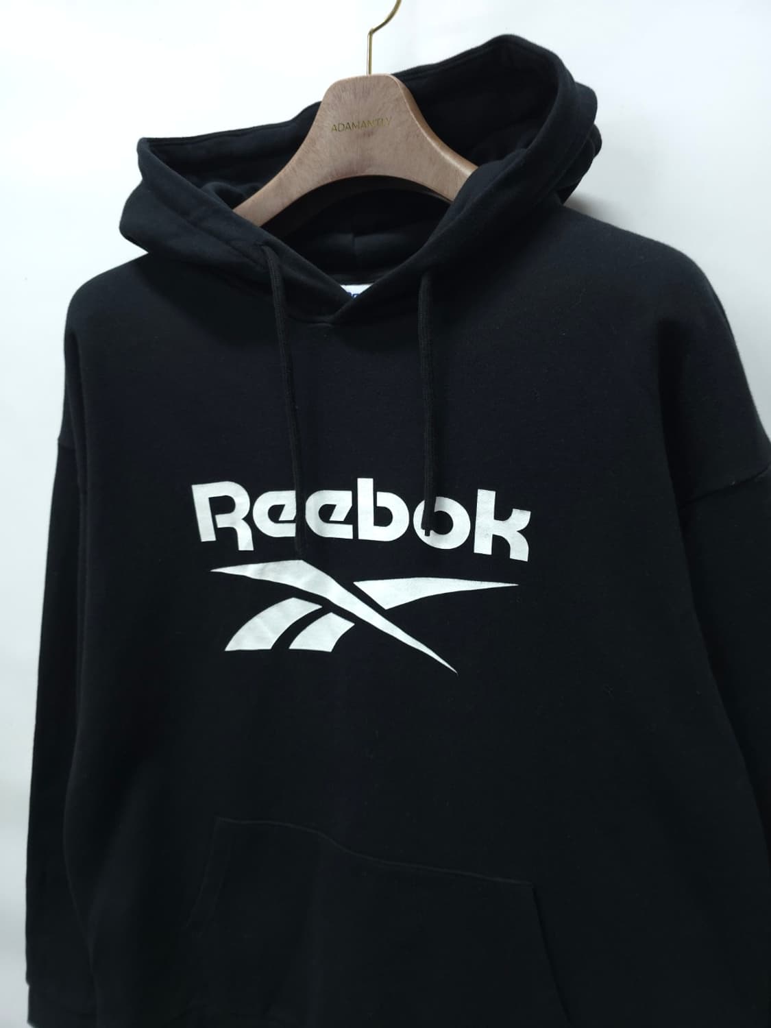 리복(Reebok) 클래식로고 블랙 후드 (105~110) 상품이미지3